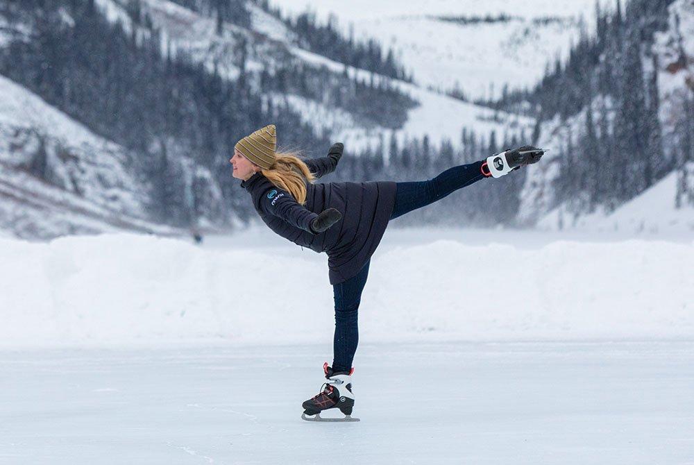 mega menu banner ice figure skate