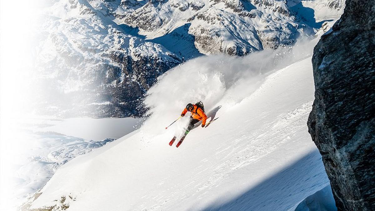 Volk Lot de 2 sangles de ski et porte-bâtons – Accessoire de ski