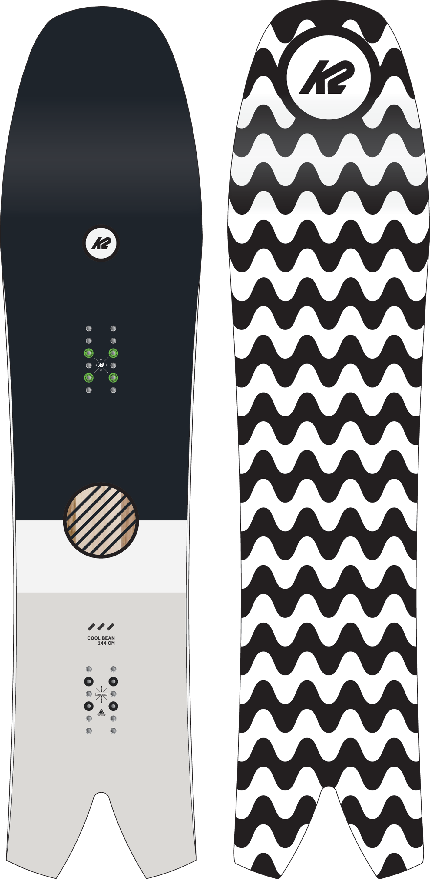 スノーボード K2 coolbean144 18-19 K2 Snowboards Cool Bean Snowboard - Snowboard