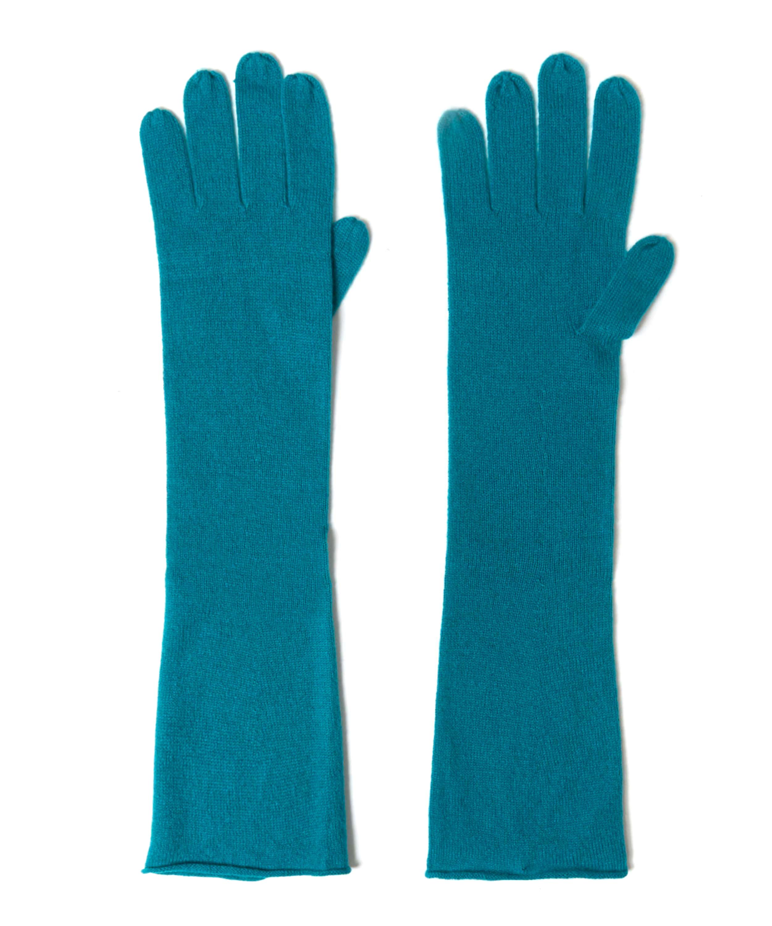 Long Knit Cashmere Gloves Liberty London