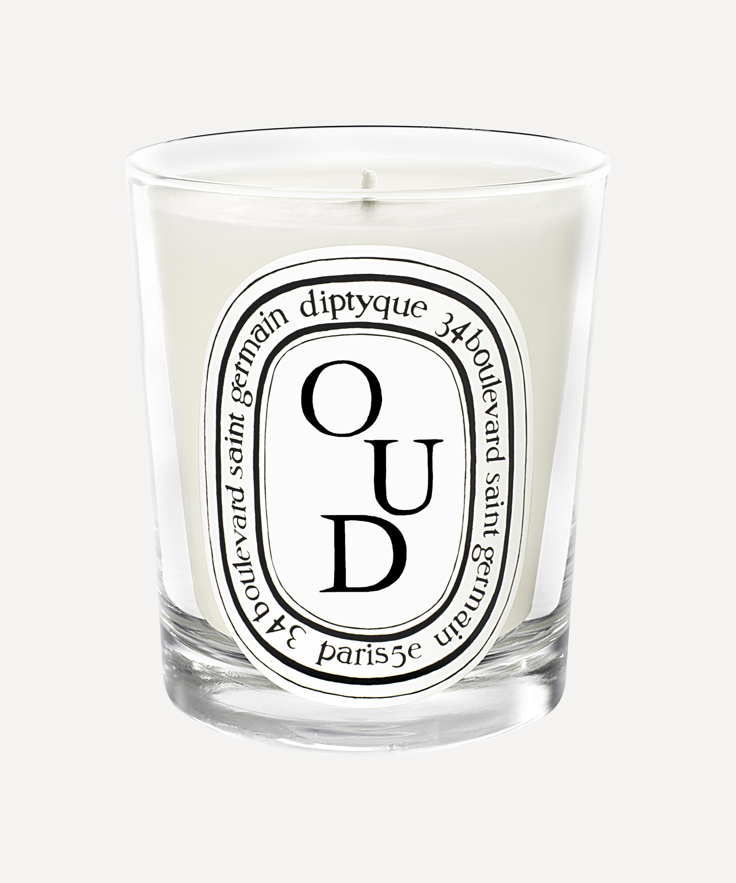 Diptyque Oud Scented Candle 190g In White