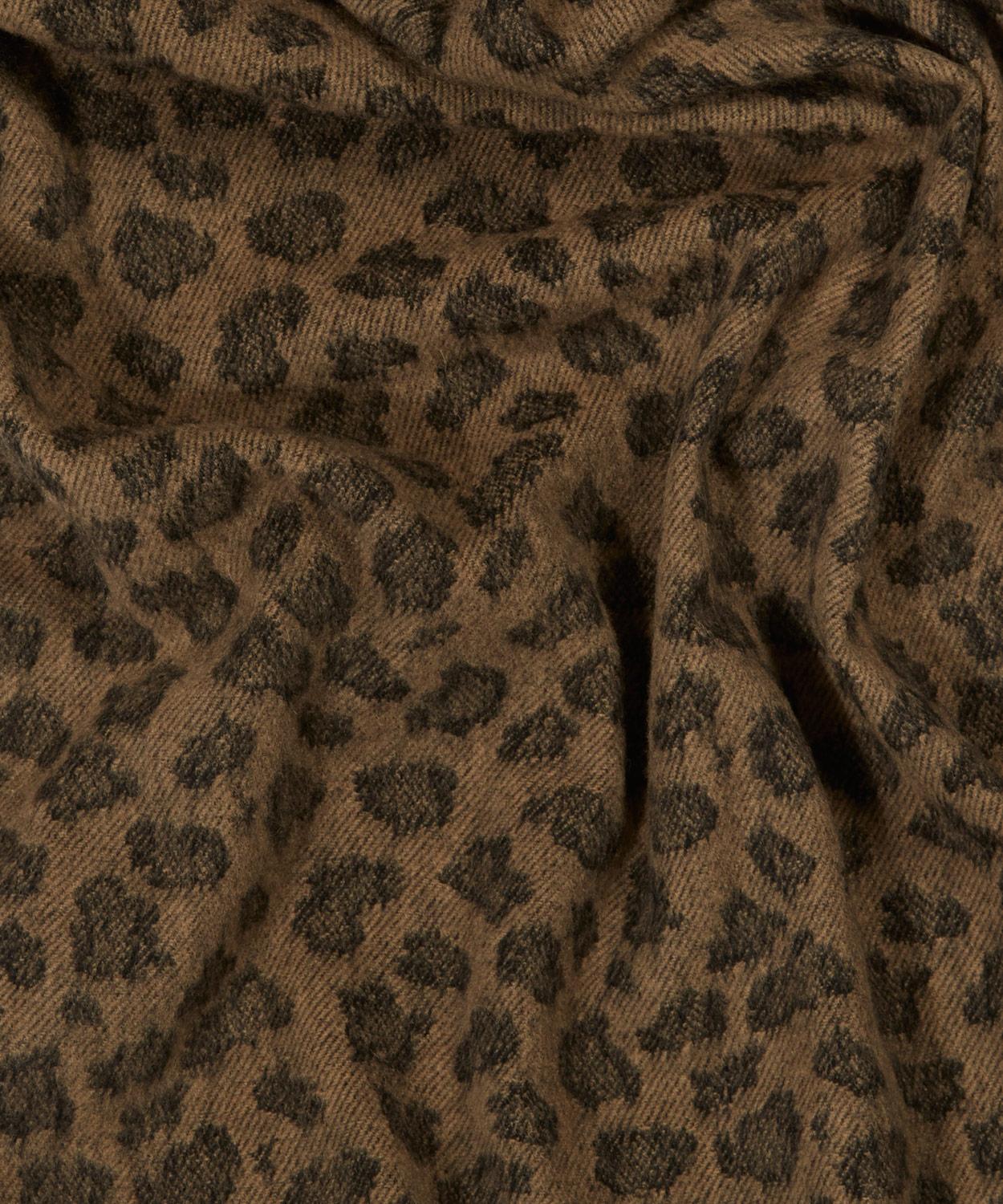 Leopard Wool Shawl | Liberty London