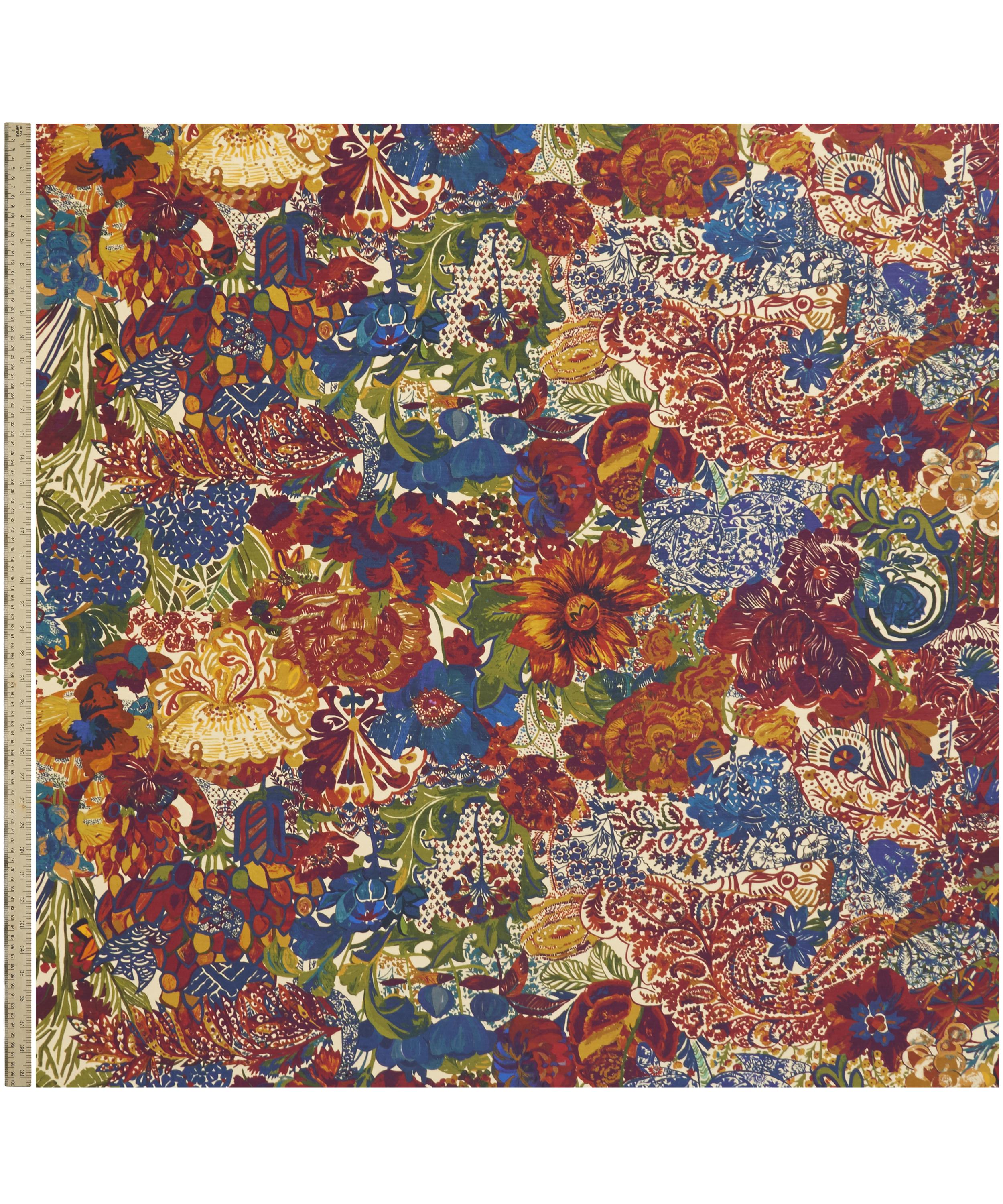 May Anniversary Silk Linen in Tapestry | Liberty London