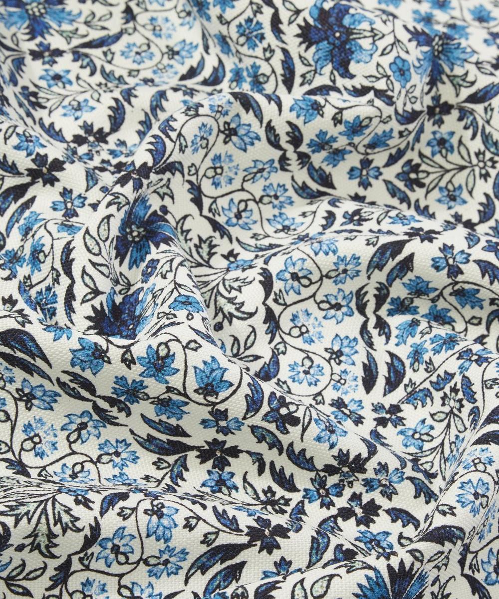 Petronella Chintz Cotton Linen in Delft | Liberty London