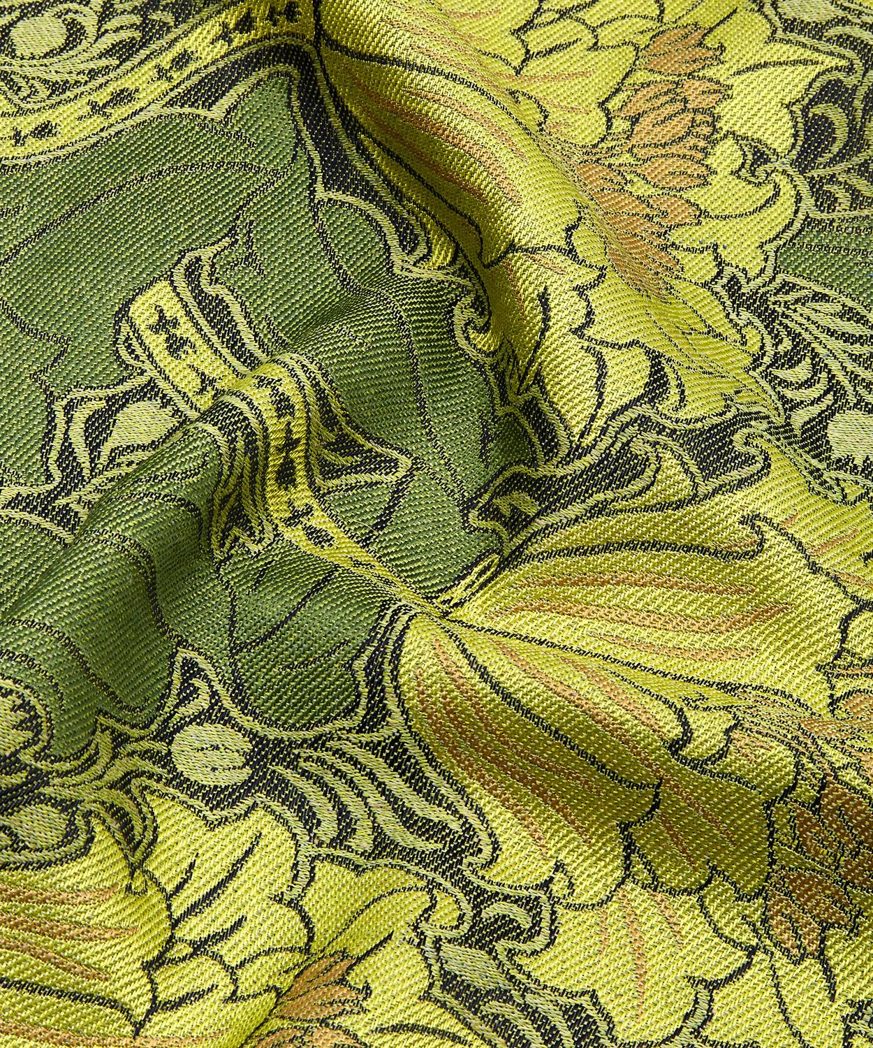 Elizabeth in Arts and Crafts Green Throw | Liberty London
