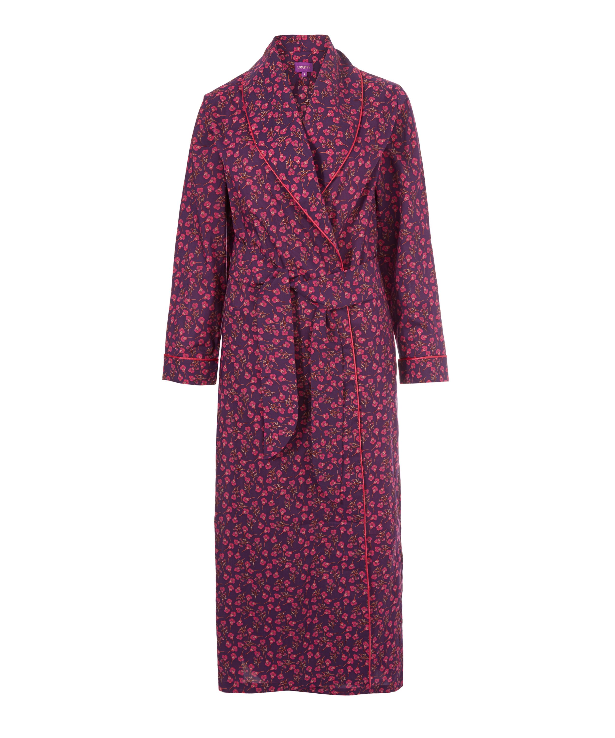 Ros Cotton Long Robe | Liberty London