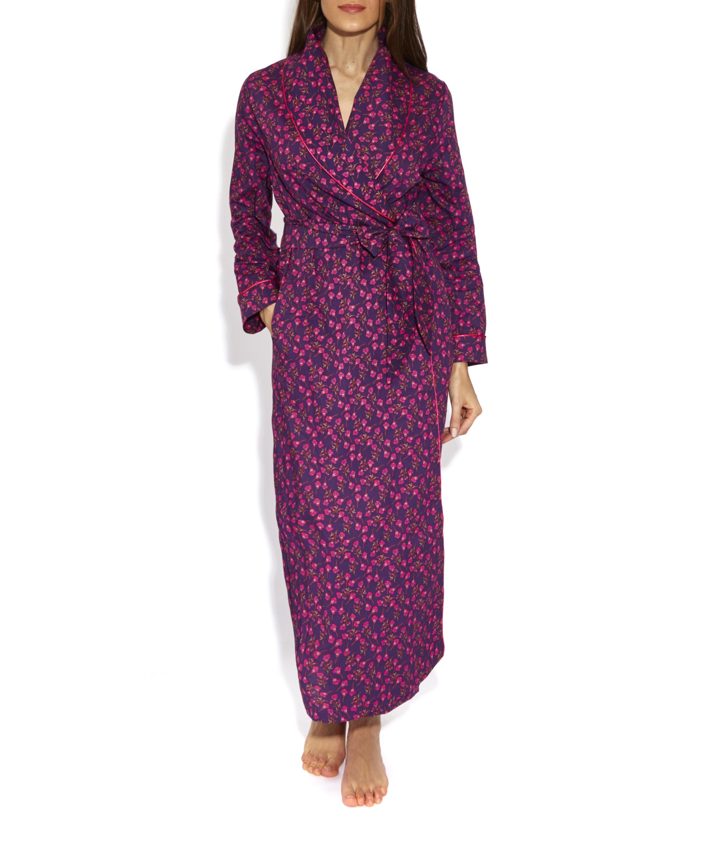 Ros Cotton Long Robe Liberty London