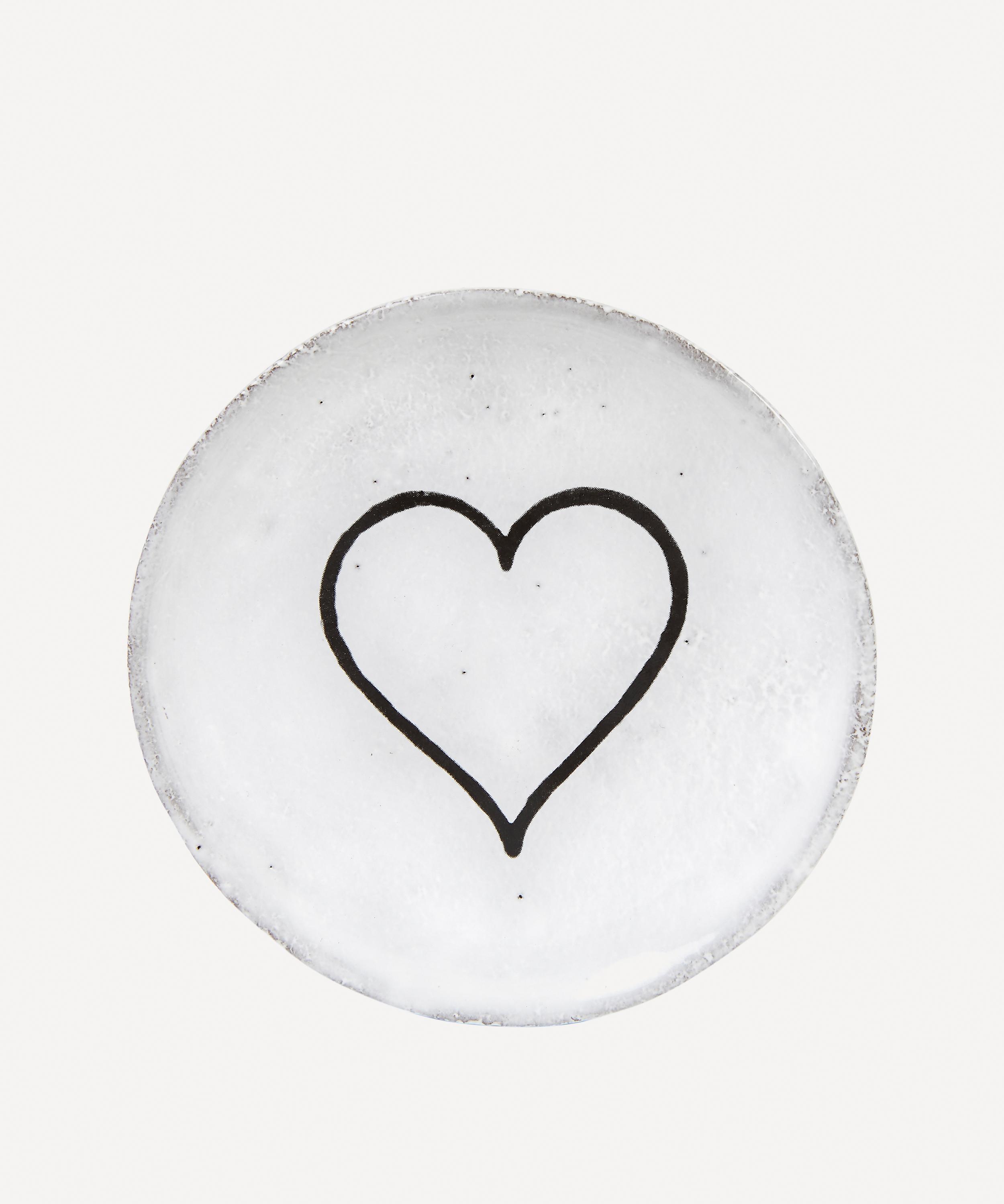 ASTIER DE VILLATTE ASTIER DE VILLATTE HEART OUTLINE SAUCER