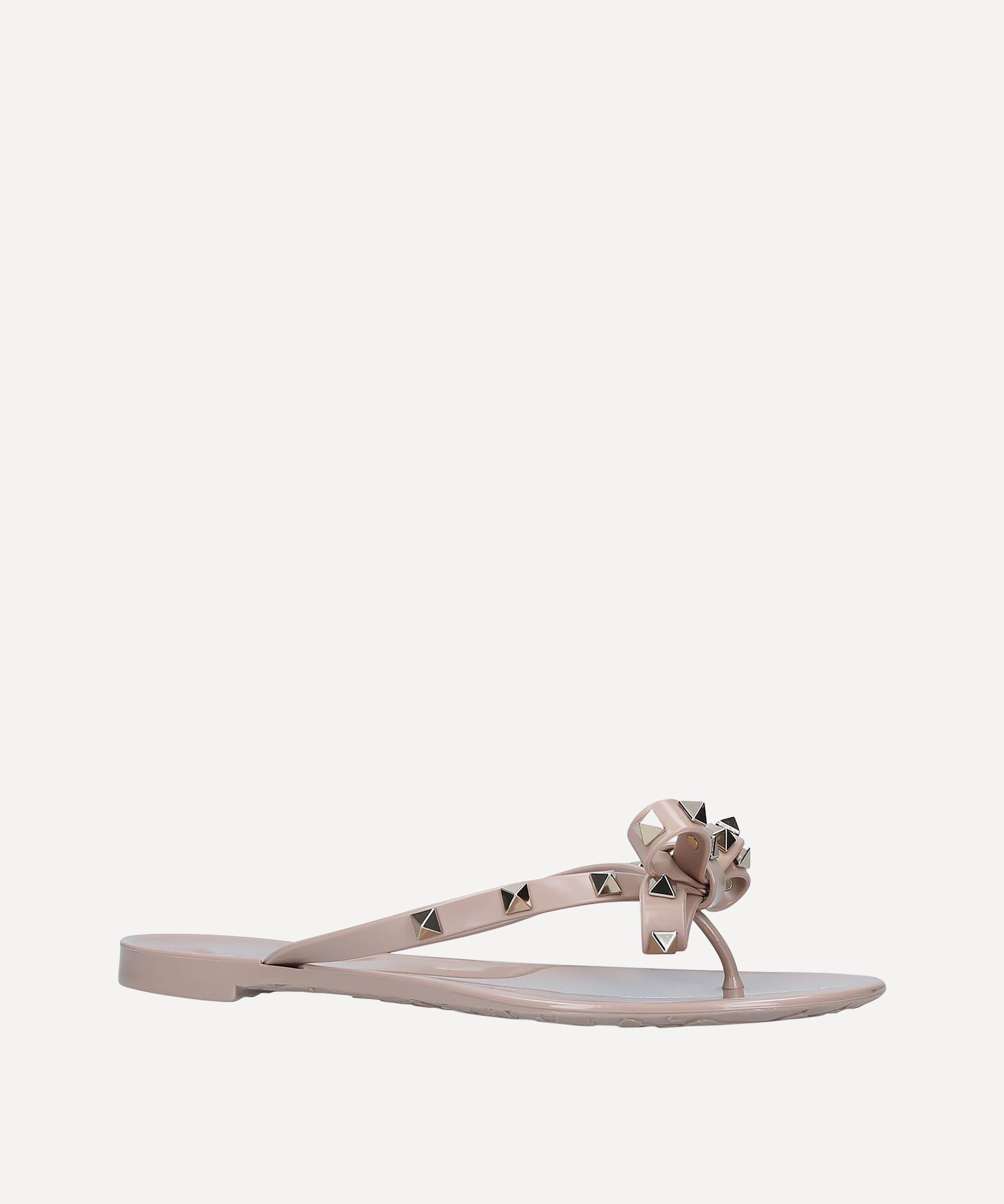 rockstud rubber sandals