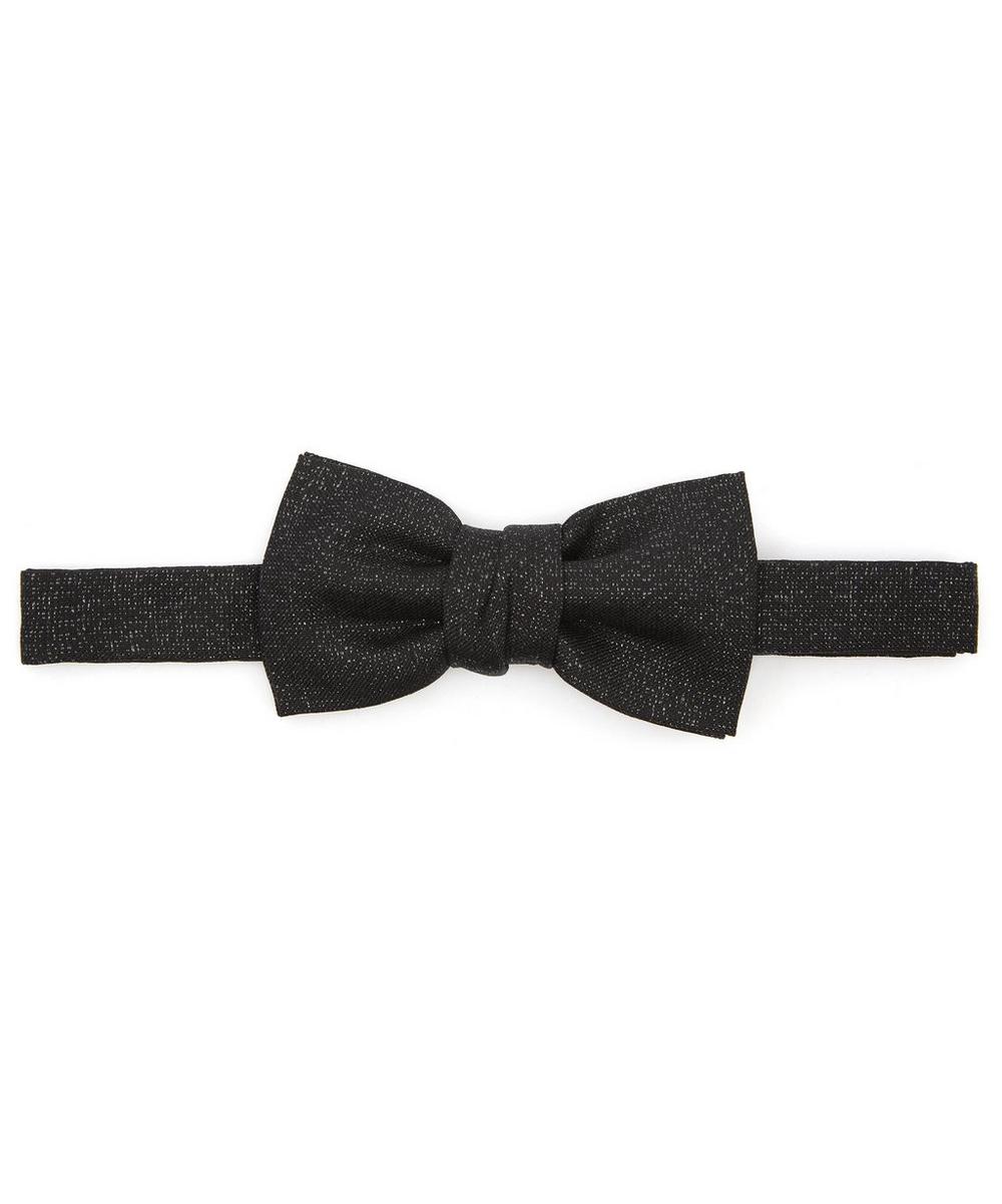 Lanvin Abstract Melange Silk Tie In Black