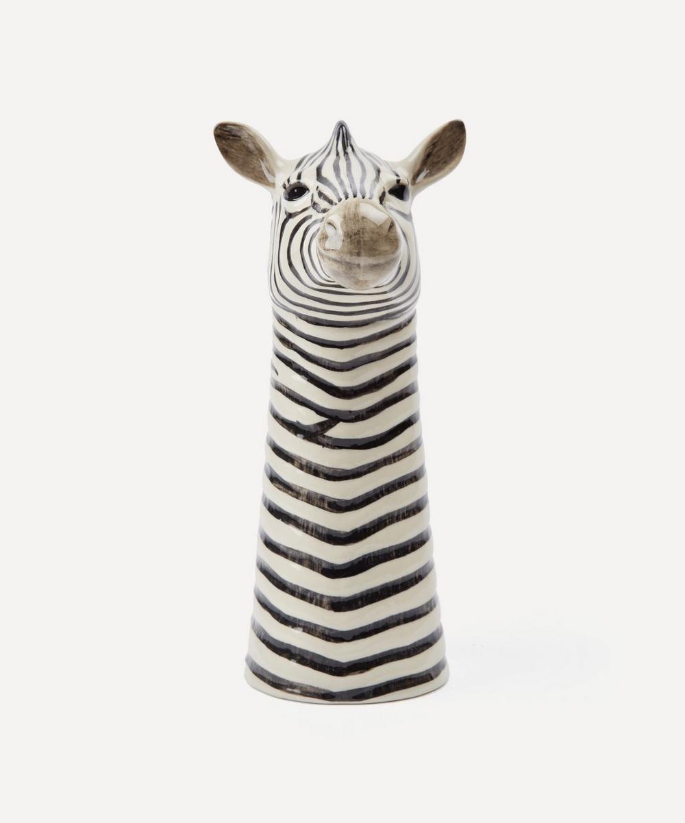 Quail - Large Zebra Vase
