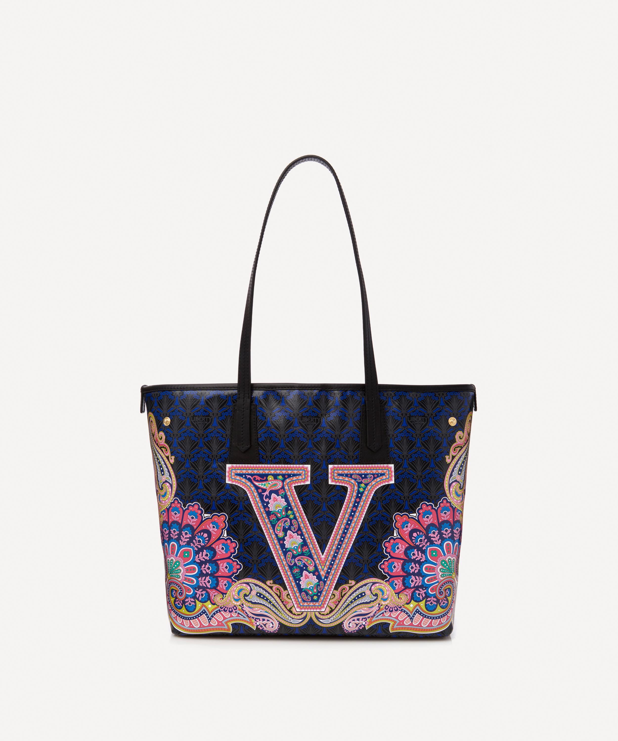Liberty London Little Marlborough Tote Bag In V Print In Wentworth Paisley