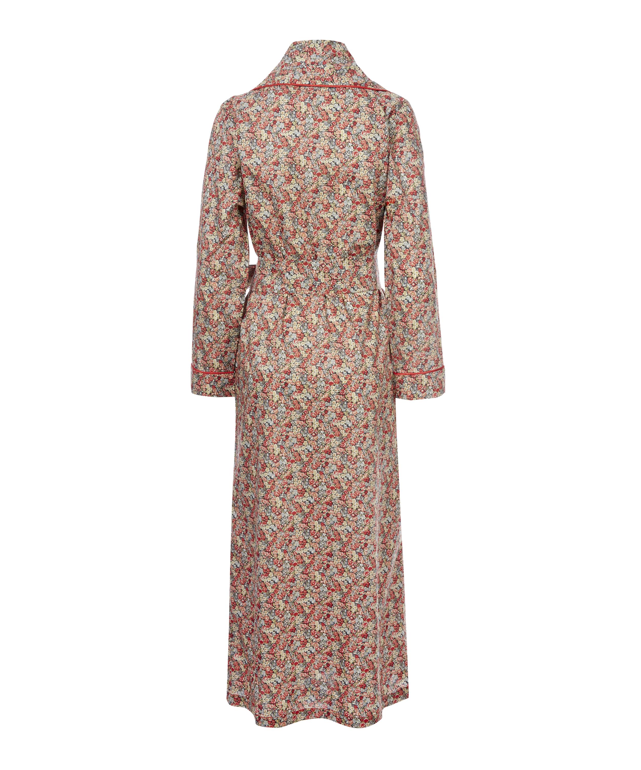 Chive Long Cotton Robe | Liberty London