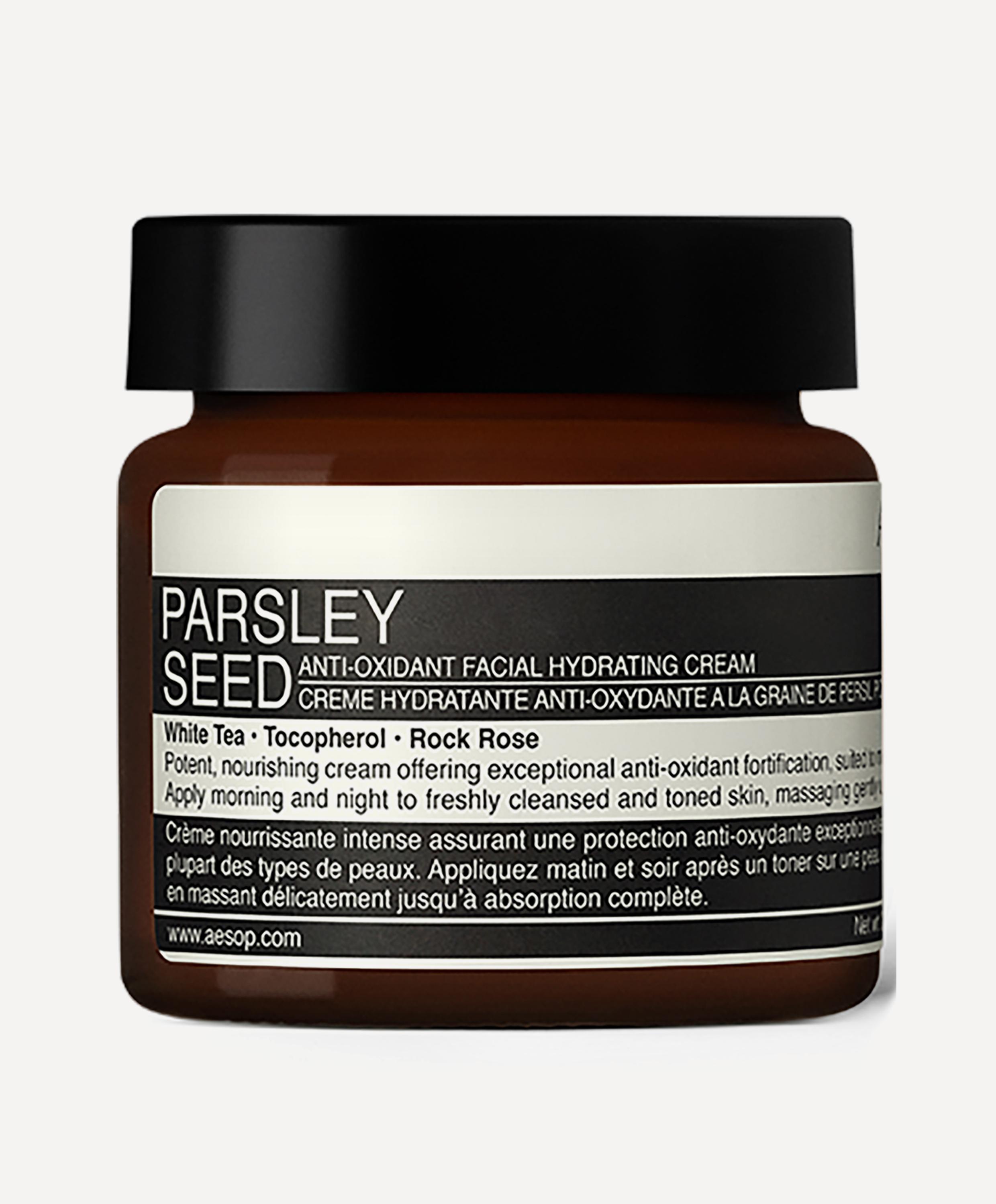 Aesop Parsley Seed Anti-oxidant Facial Hydrating Cream 60ml In White