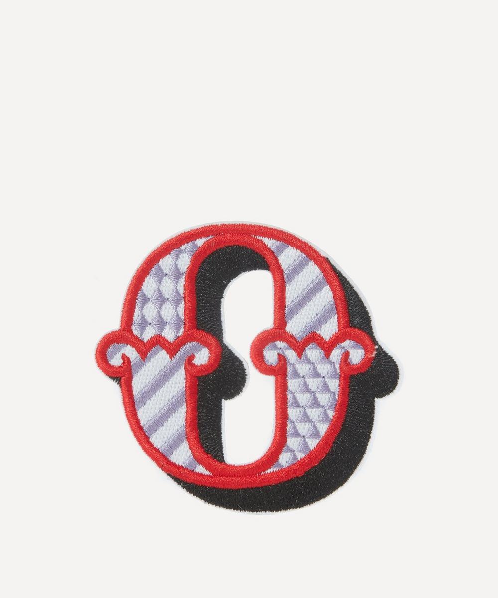 Liberty London Embroidered Sticker Patch In O In Multi