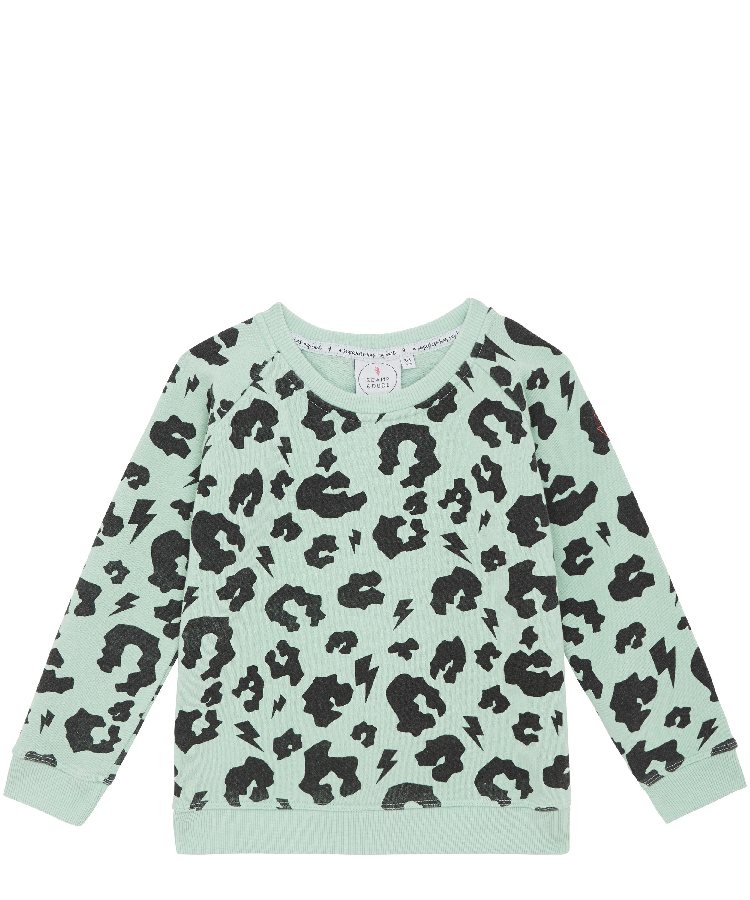 Leopard Print Super Soft Sweatshirt 2-8 Years | Liberty London