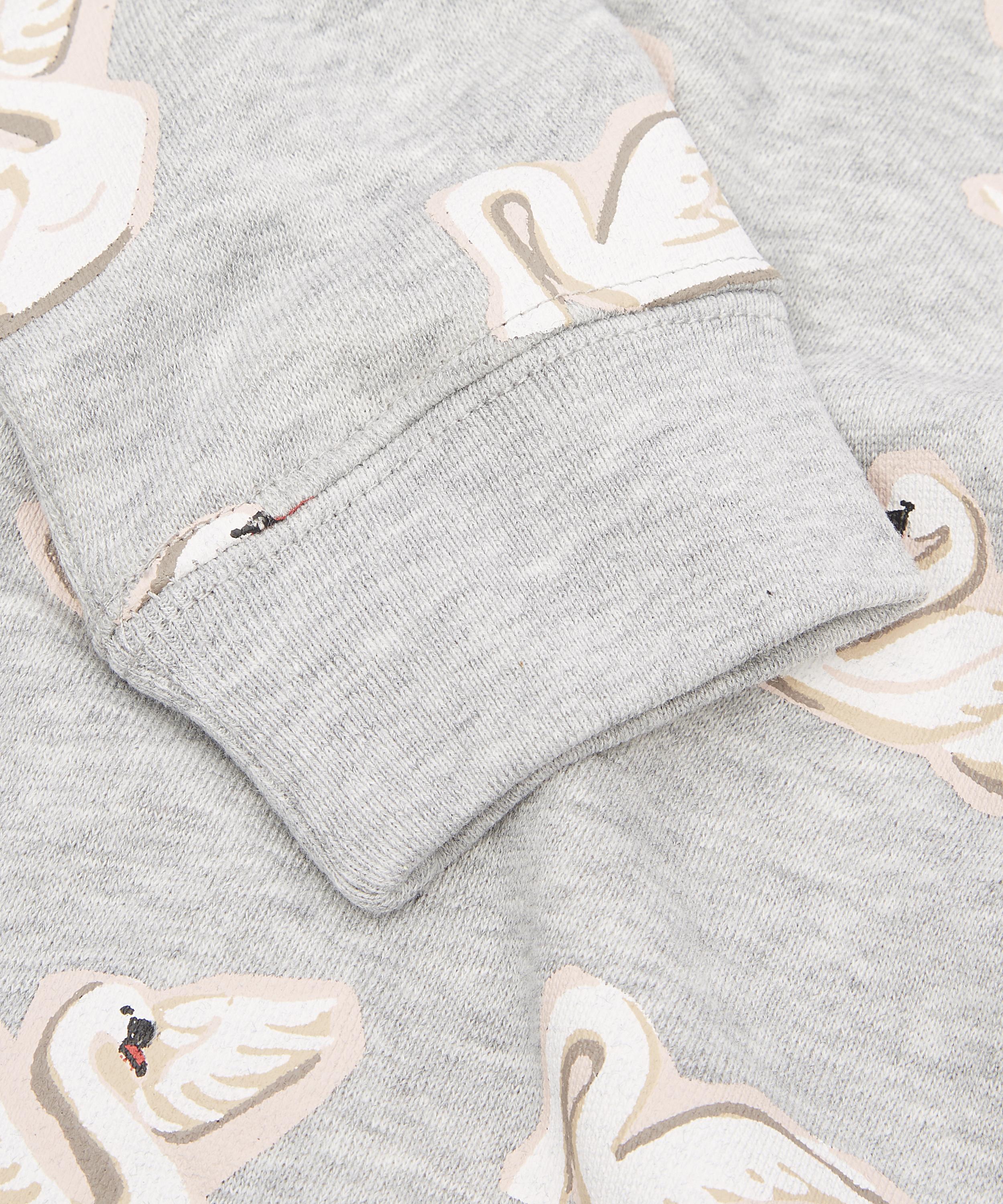 Betty All-Over Swan Print Jumper | Liberty London