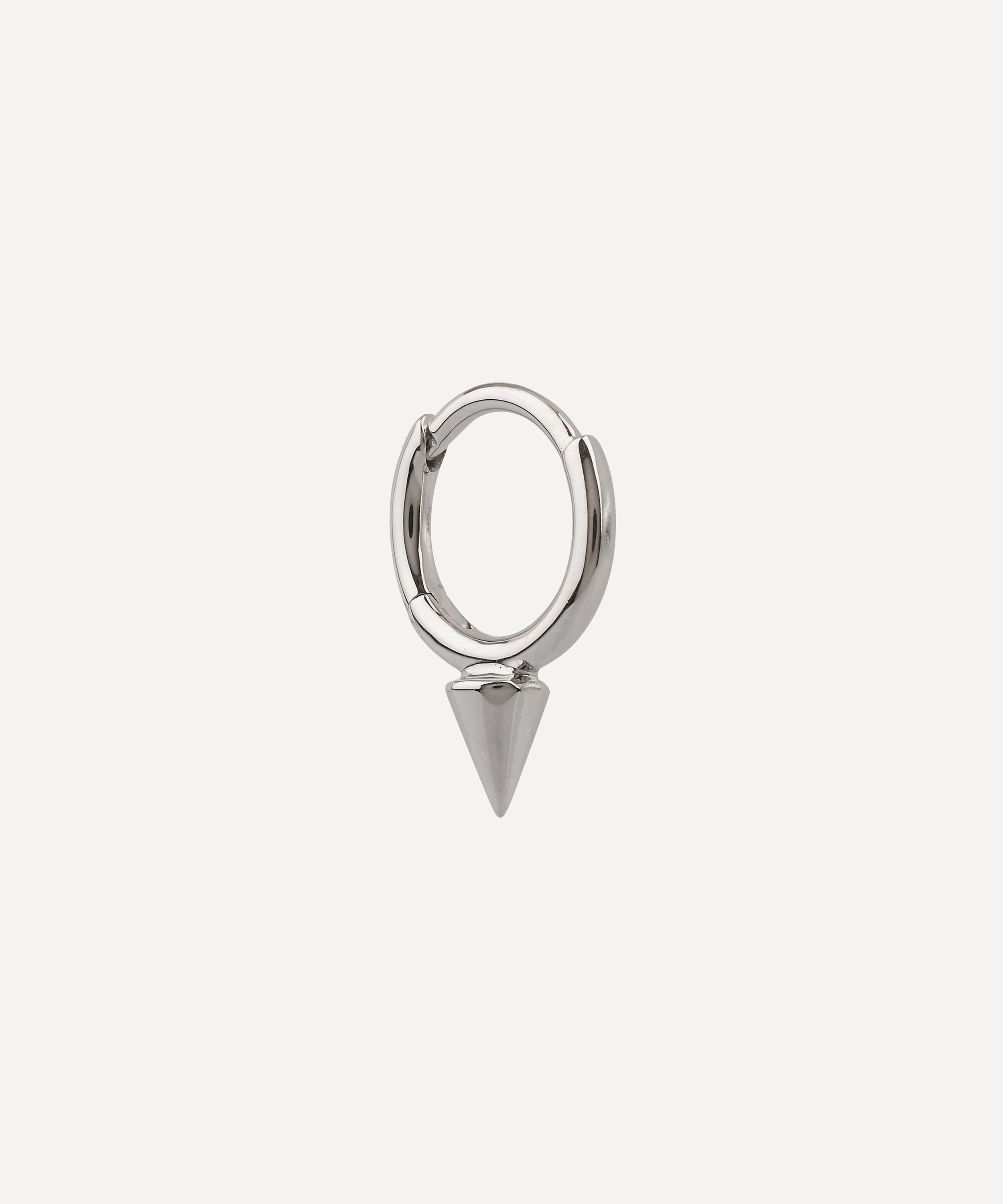 Maria Tash 14ct 6.5mm Single Short Spike Hoop Earring