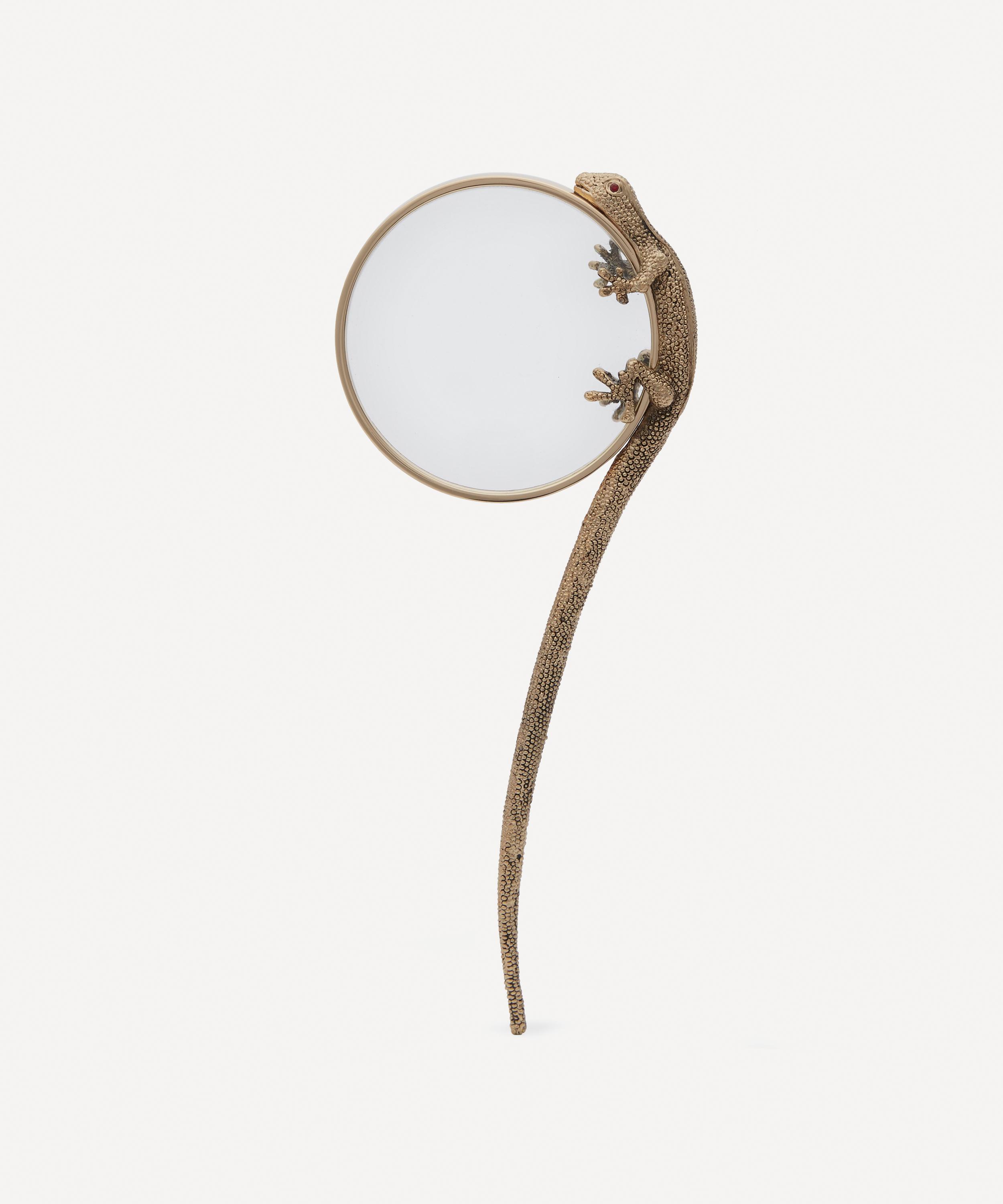 L'objet Gold-plated Gecko Magnifying Glass In Gold-plated