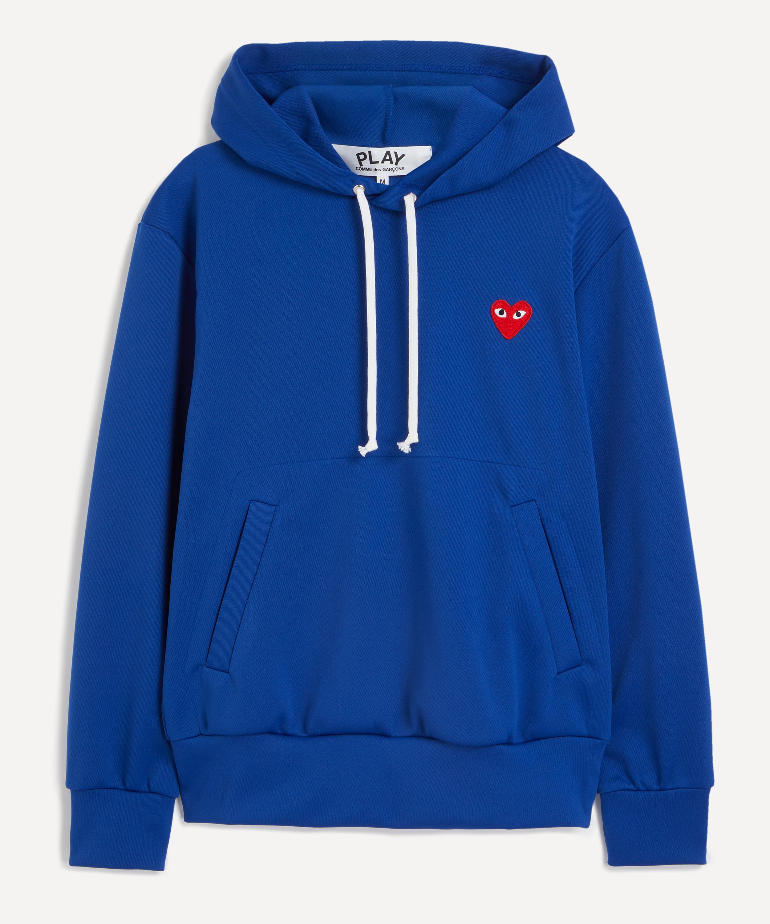 Comme Des Garçons Play Comme Des Garcons Play Mens Heart Applique Hoodie