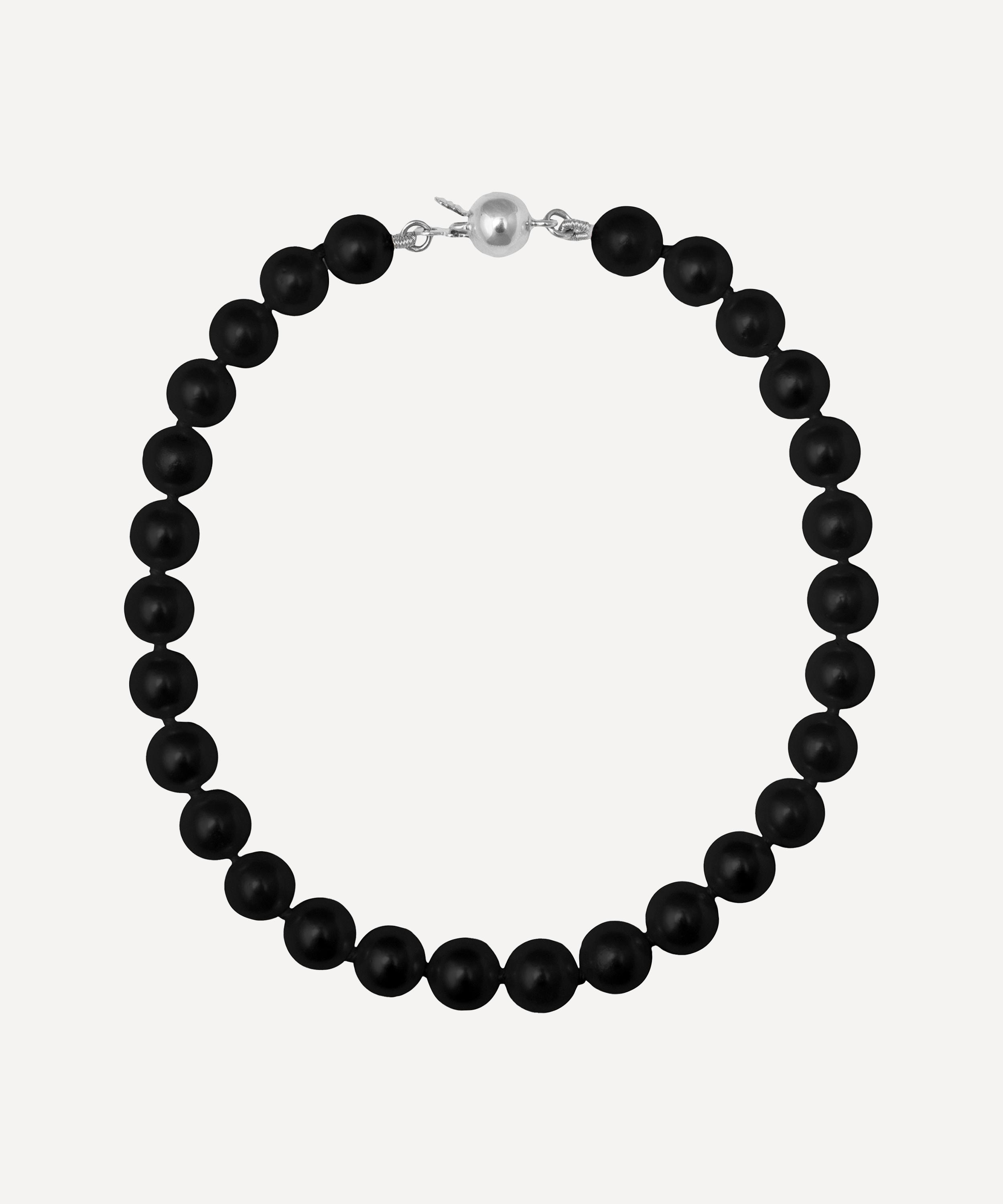 Kojis Black Freshwater Pearl Bracelet White Luxury