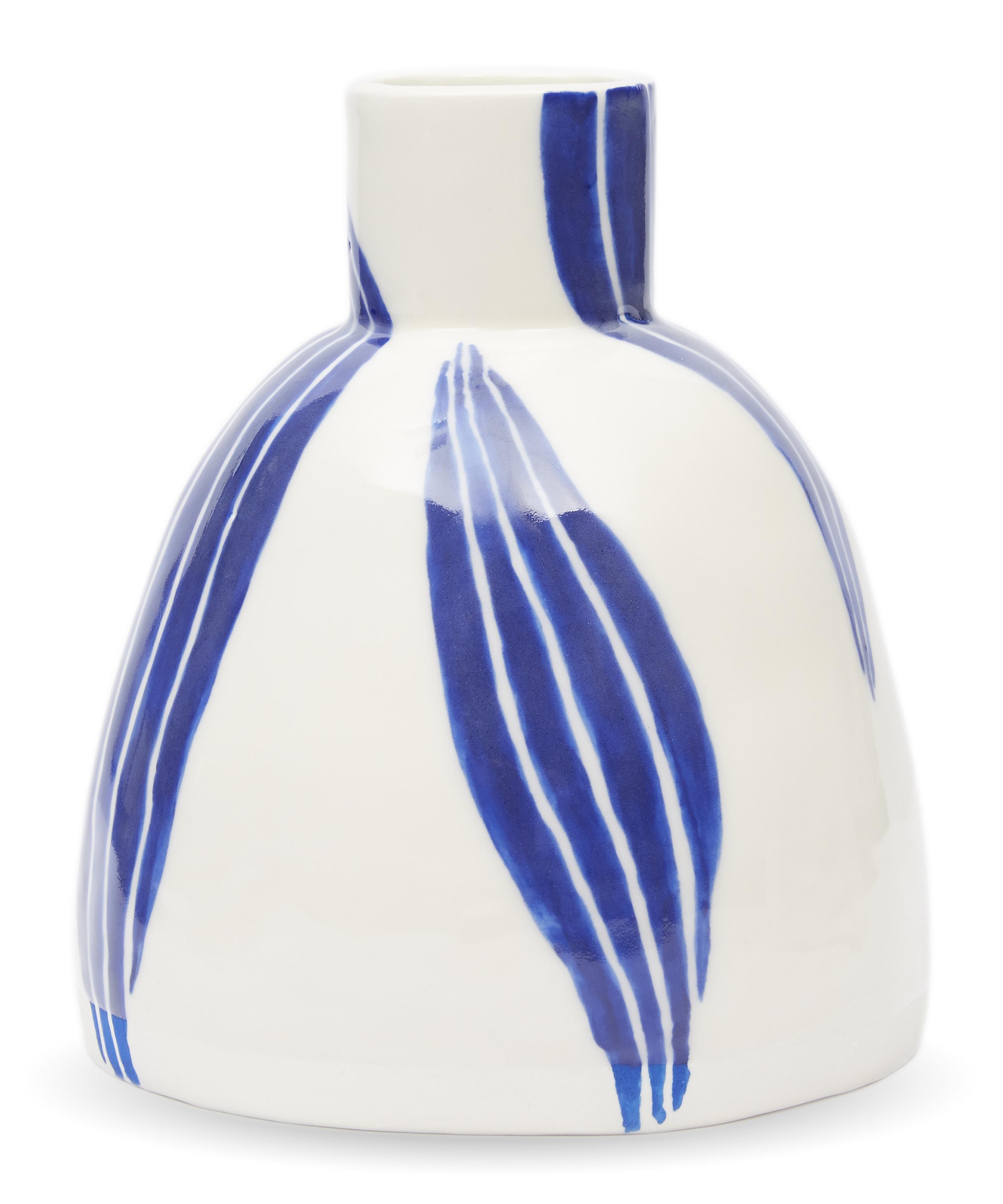 Small Bottle Vase With Leaf Motif | Liberty London
