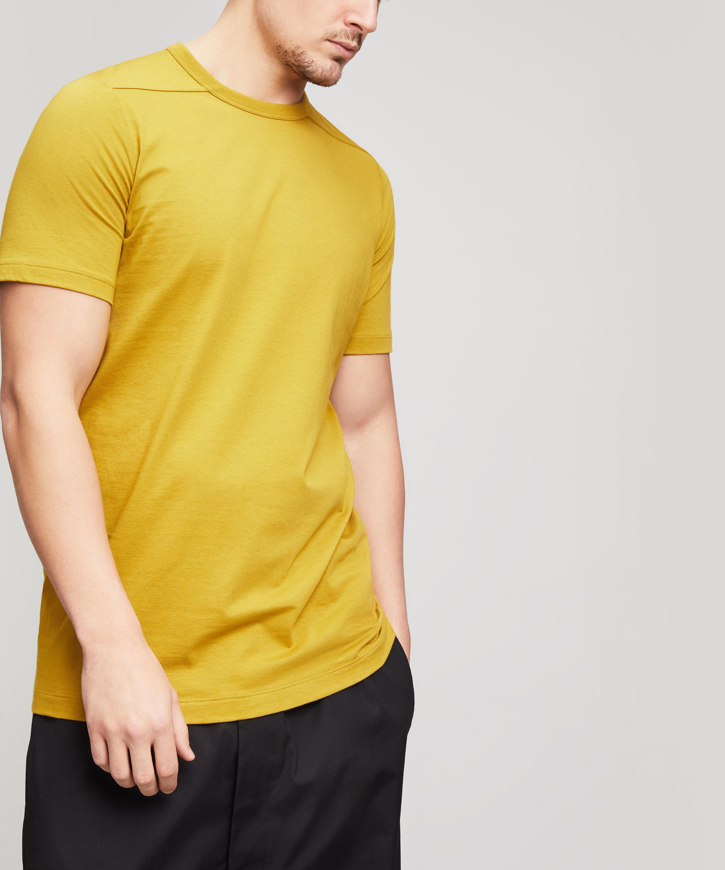 Rick Owens Forever Level T-shirt In Yellow, Green