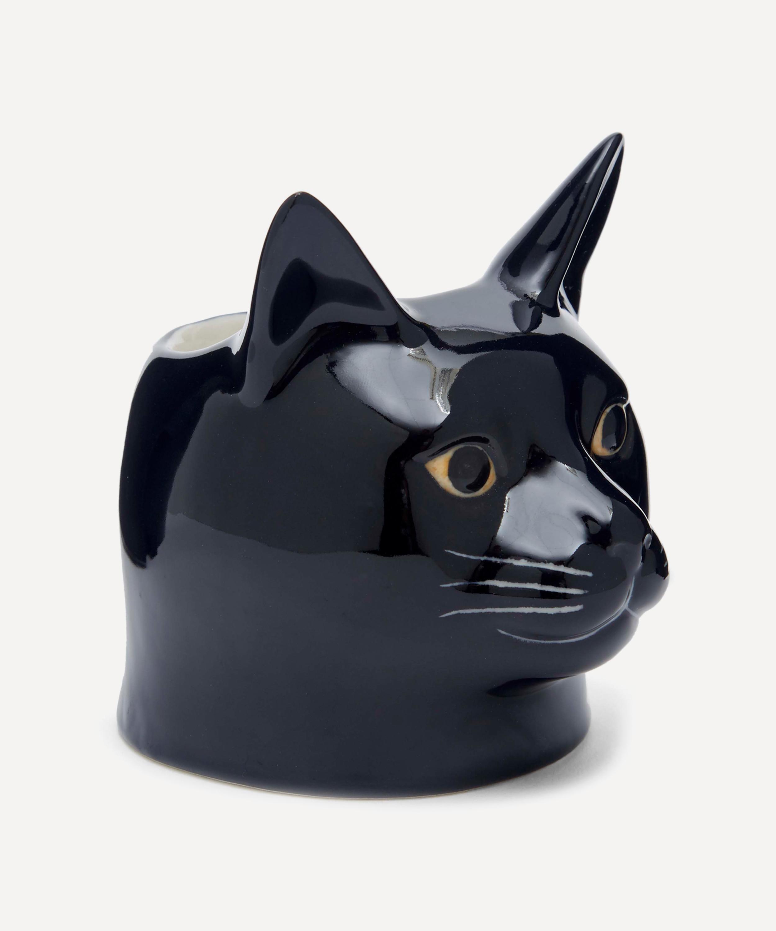 Quail Lucky Face Cat Egg Cup In Assorted