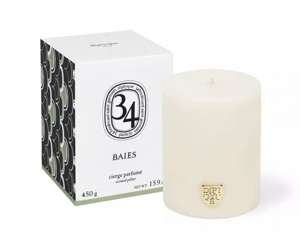 Diptyque Baies Scented Pillar Candle 450g