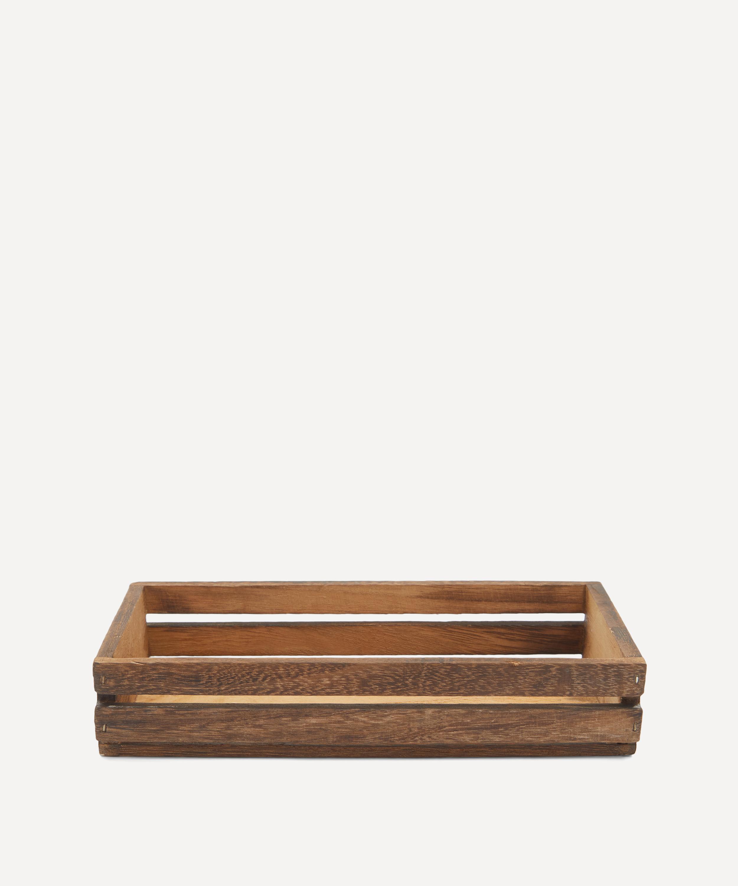 Small Dark Wooden Crate Liberty London