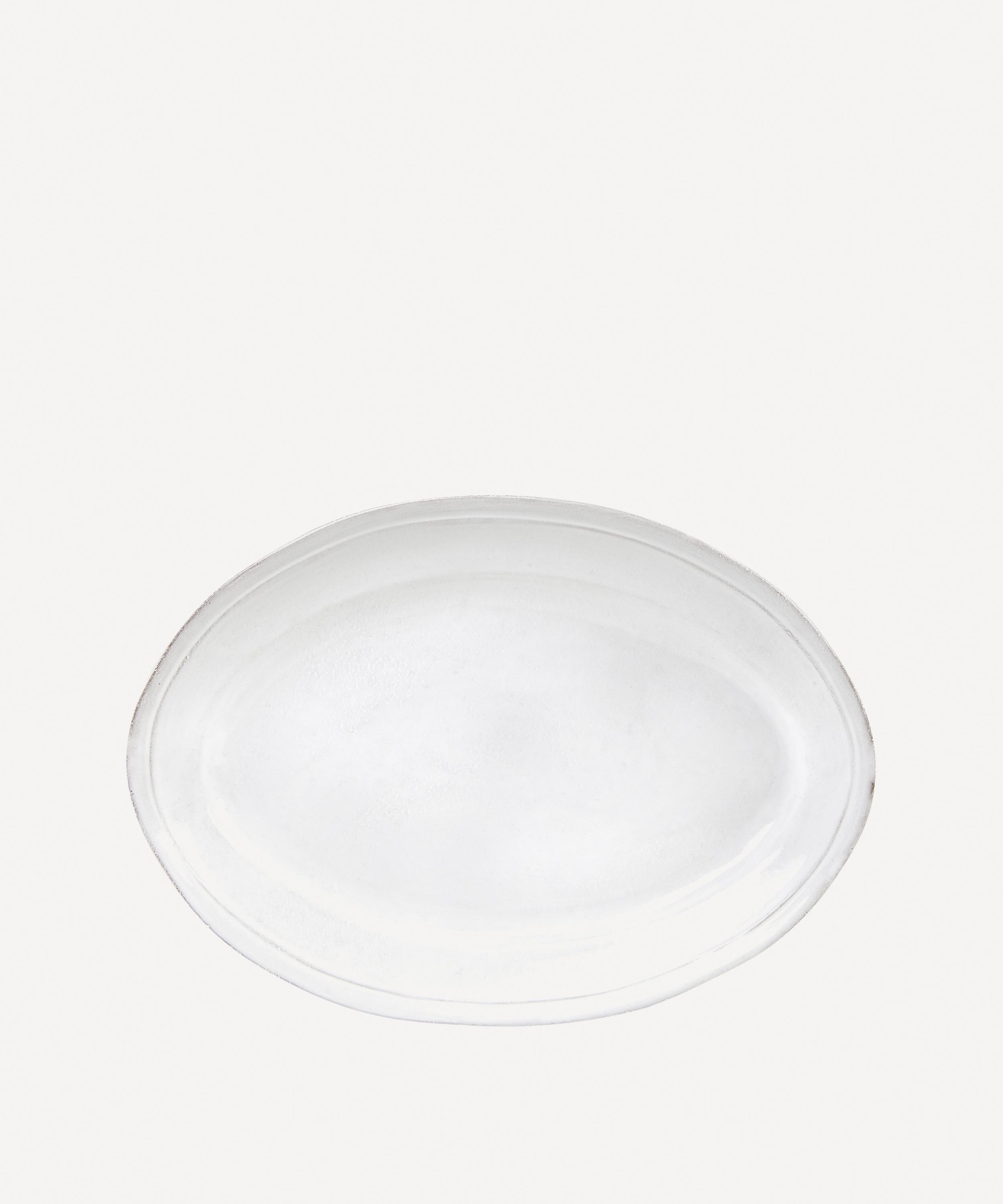 ASTIER DE VILLATTE ASTIER DE VILLATTE LARGE SIMPLE DEEP OVAL PLATTER