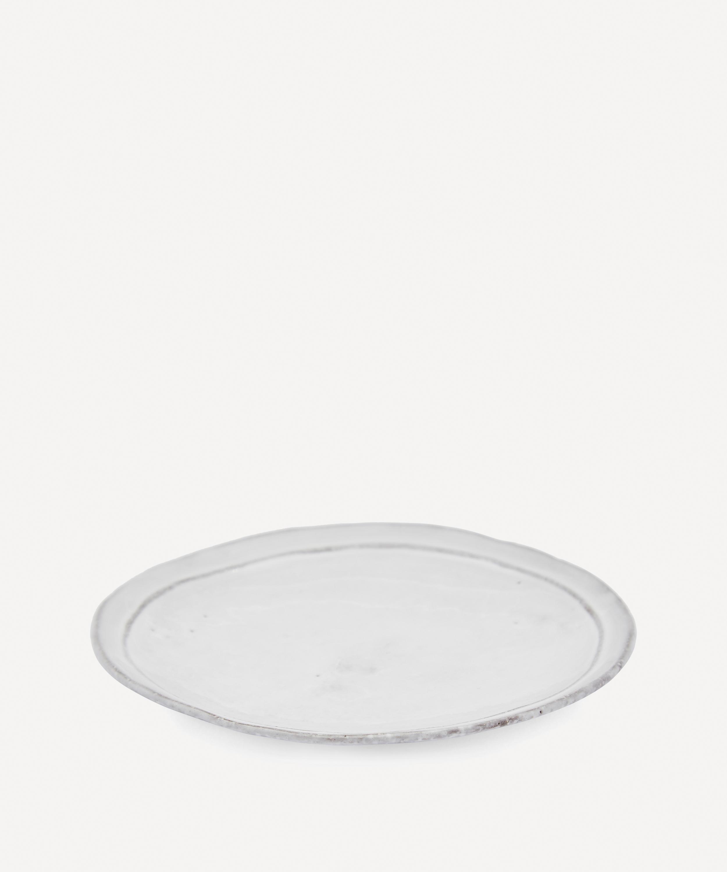 Astier De Villatte Small Simple Saucer In White