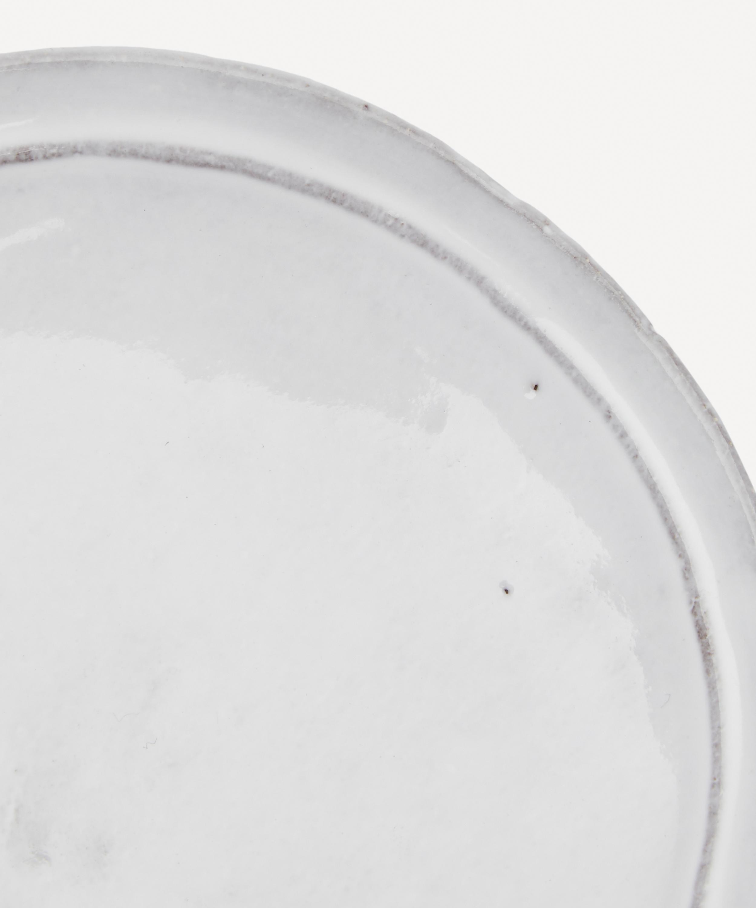 Astier De Villatte Small Simple Saucer In White