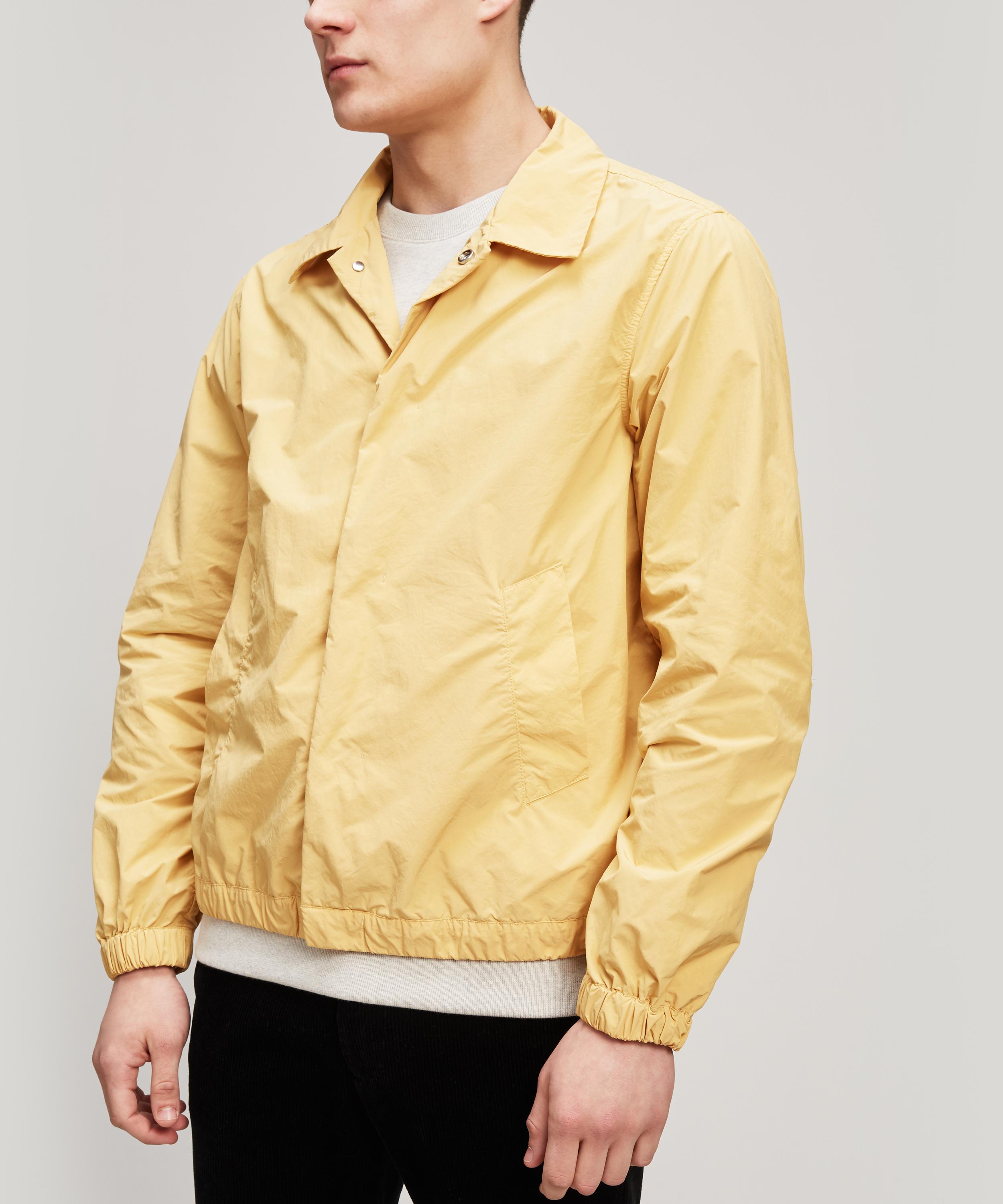 Cooper Brushed-shell Coach Jacket In Yellow