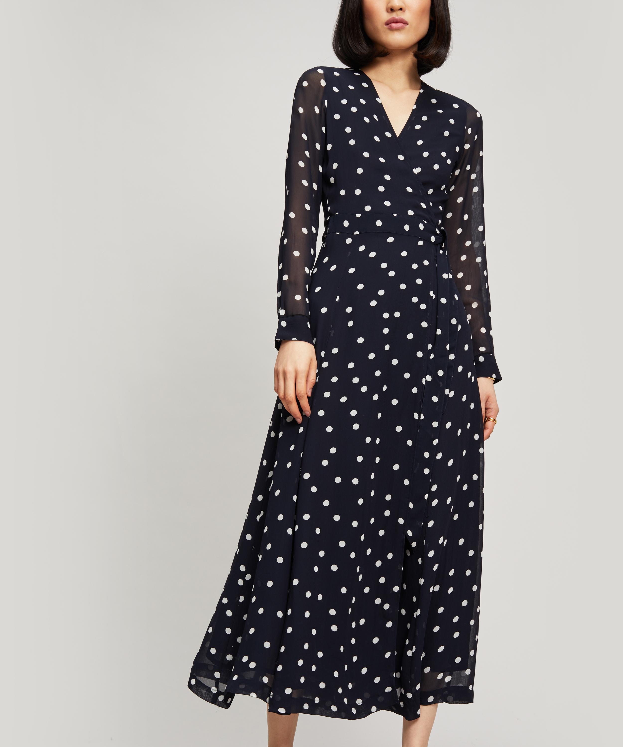 ganni marceau georgette maxi dress