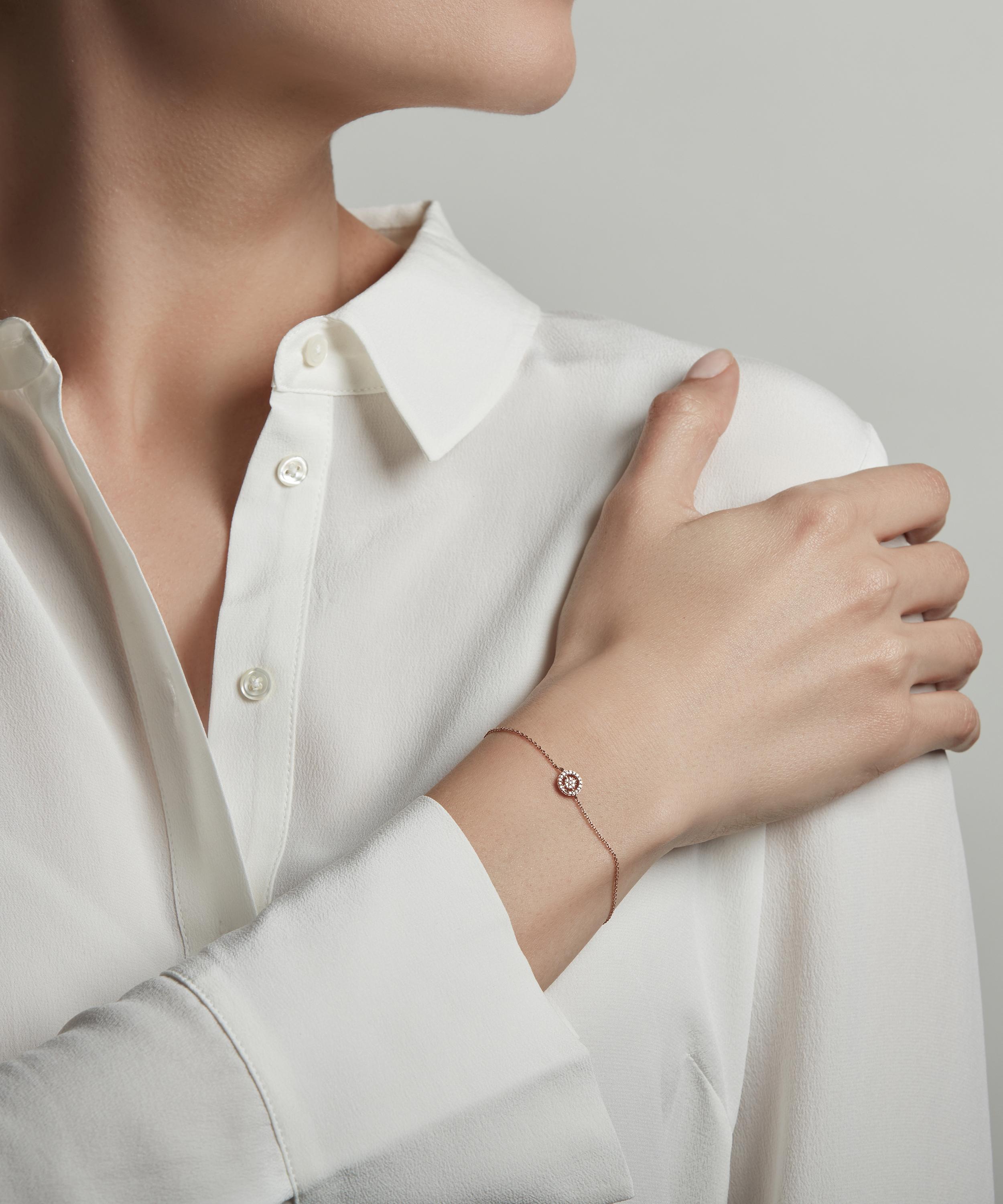 ASTLEY CLARKE ASTLEY CLARKE ROSE GOLD MINI ICON AURA BRACELET 000577803