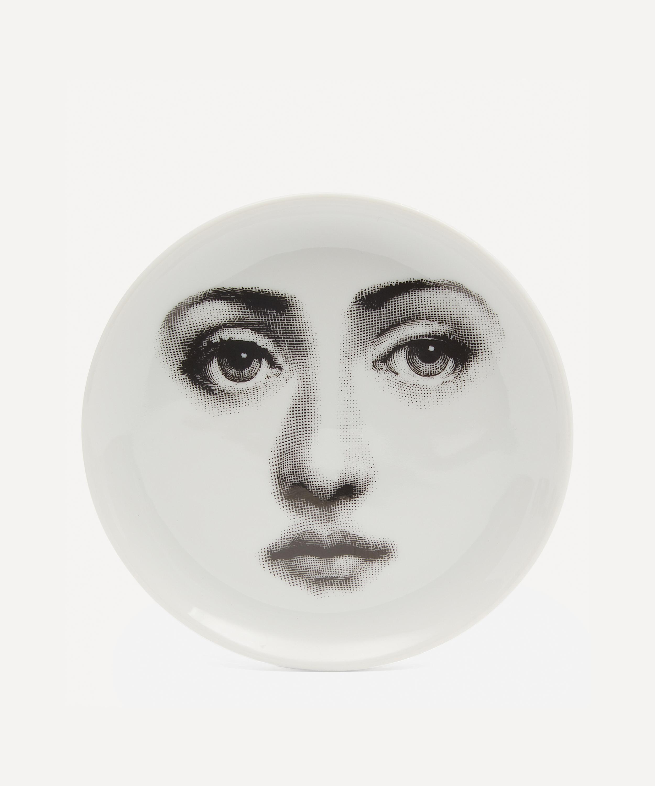 Fornasetti Tema E Variazioni 6 Round Coaster In White