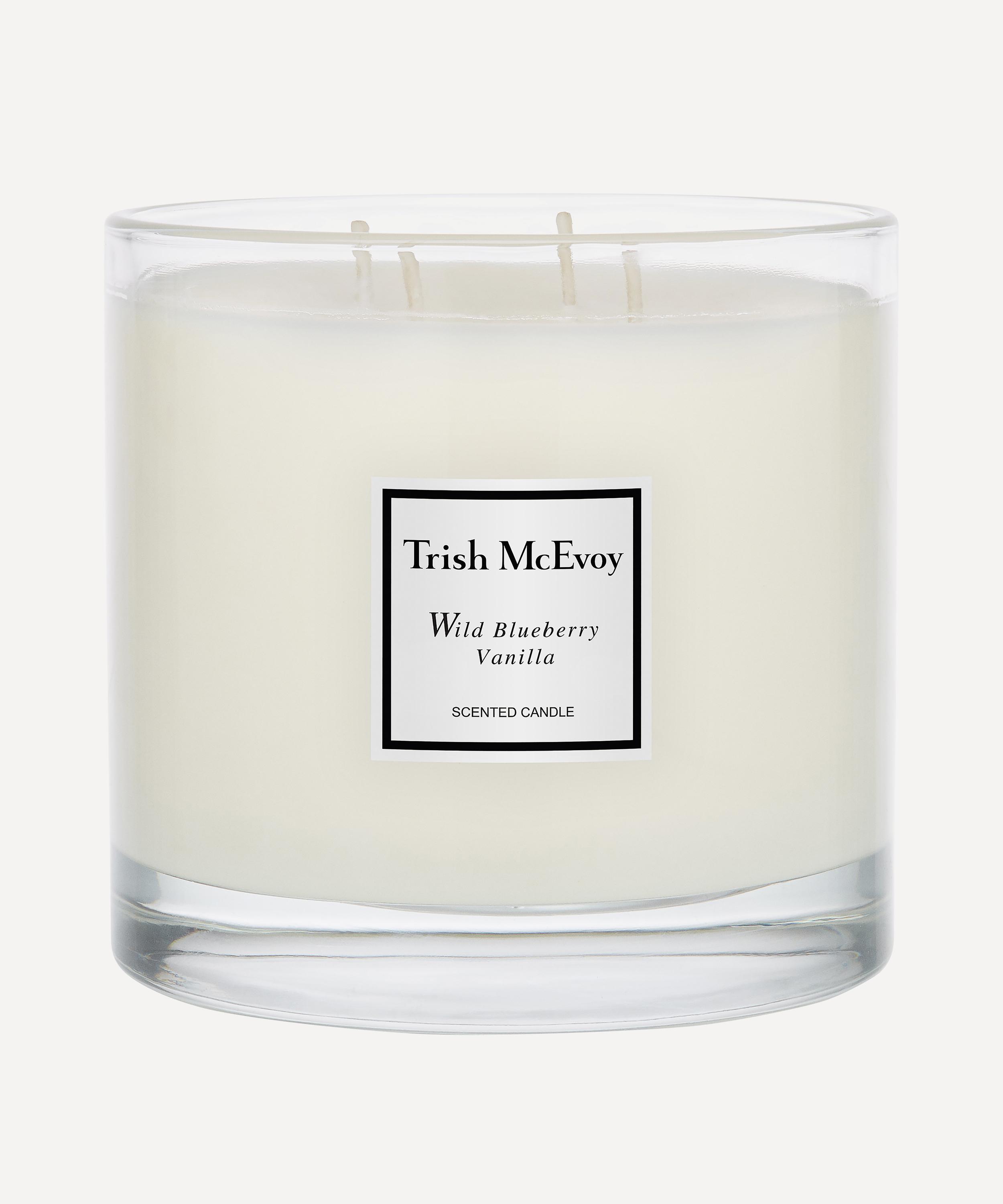 Shop Trish Mcevoy Luxury Wild Blueberry And Vanilla Four-wick Candle 740g In White
