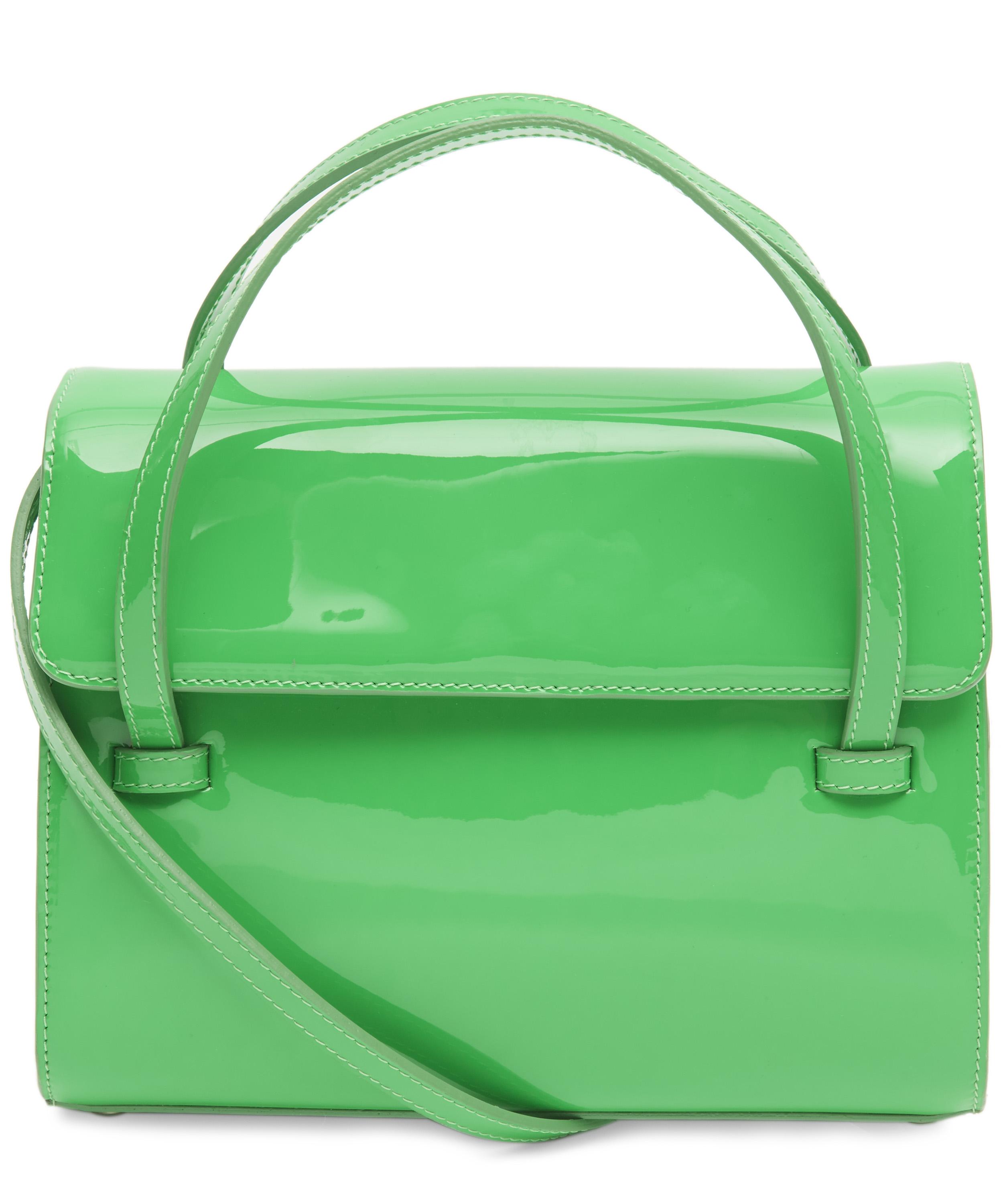 Maryam Nassir Zadeh Marlow Medium Patent Bag In Green | ModeSens