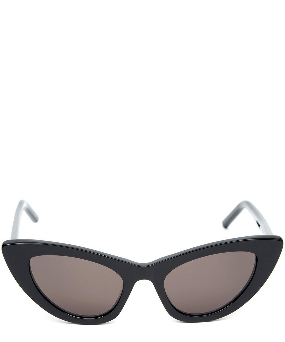 SAINT LAURENT Cat Eye Acetate Sunglasses