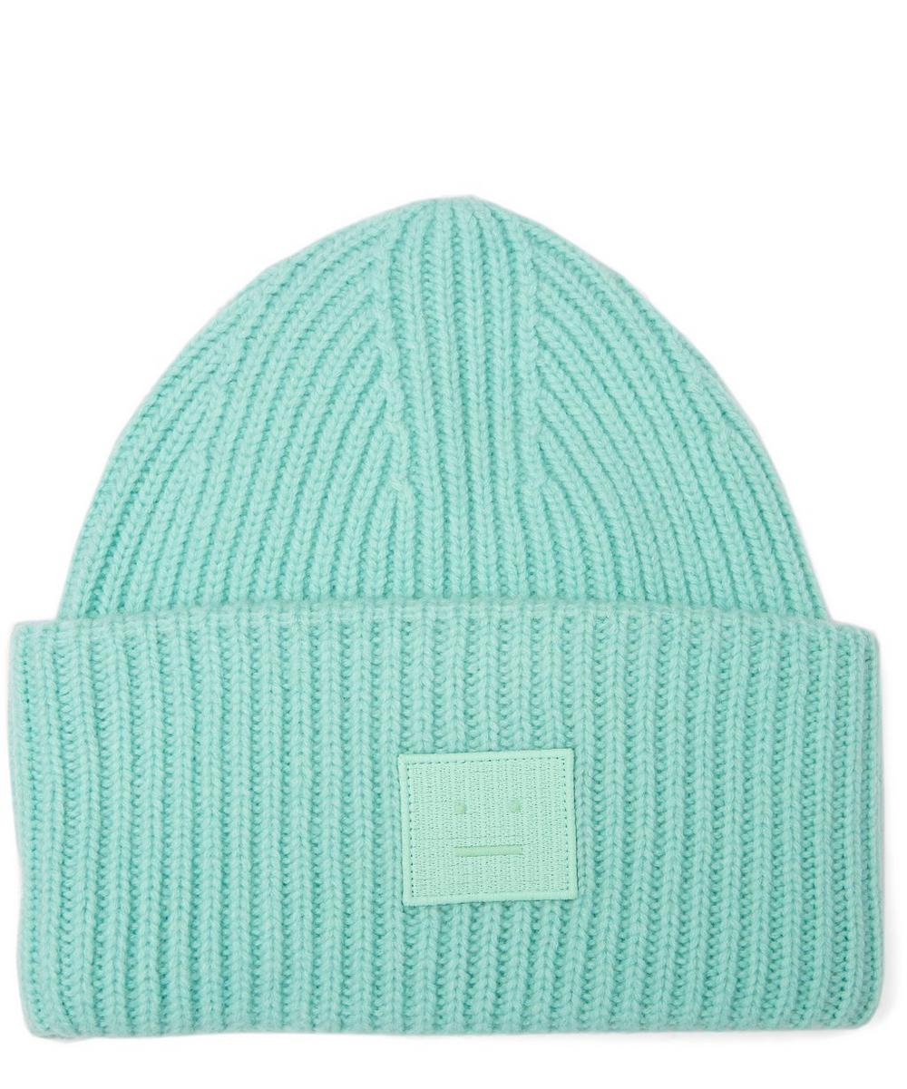 ACNE STUDIOS PANSY S FACE WOOL BEANIE HAT