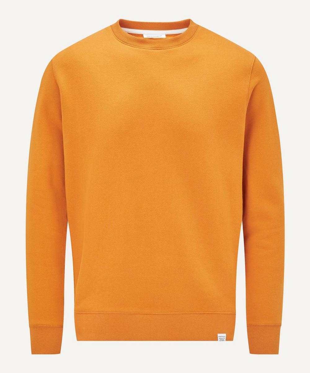 Norse Projects Vagn Cotton Sweater In Orange