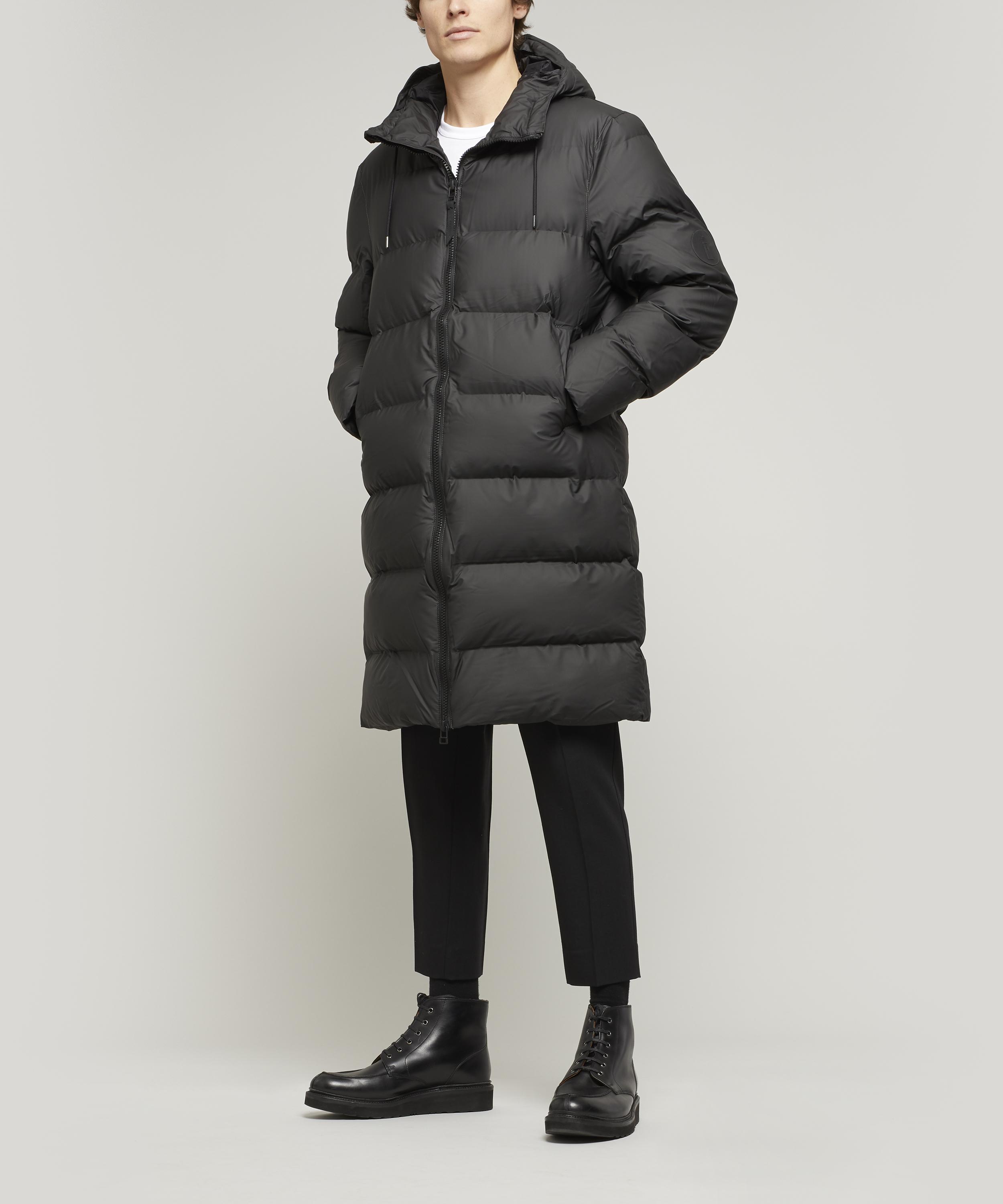 long waterproof puffer coat