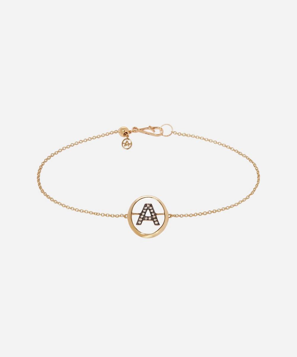 Annoushka - 18ct Gold A Initial Bracelet image number 0
