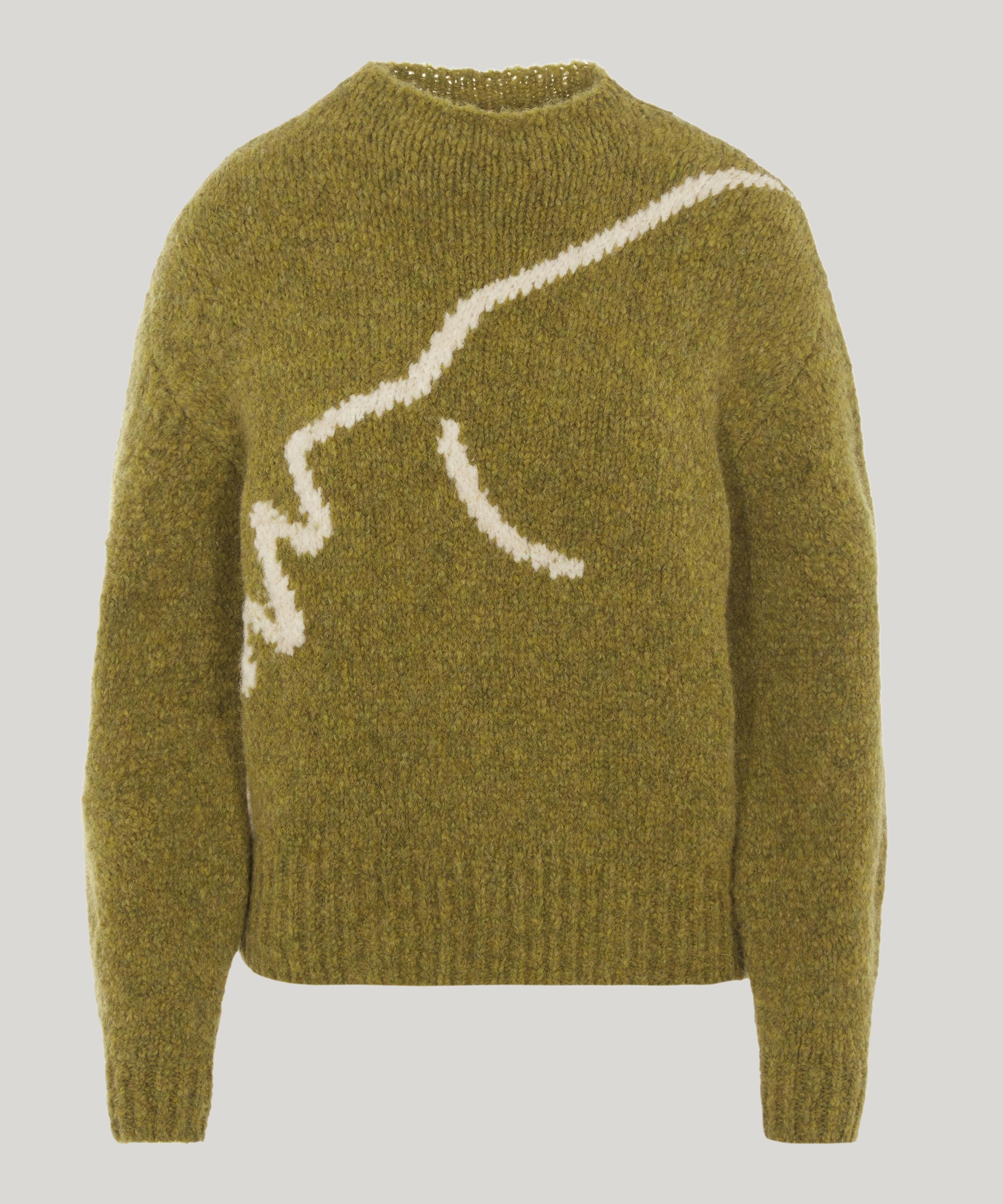 PALOMA WOOL VIRGO INTARSIA KNIT SWEATER