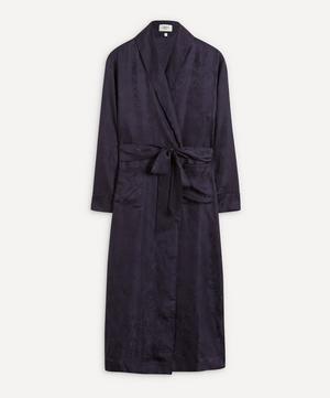 Hera Silk Jacquard Long Robe