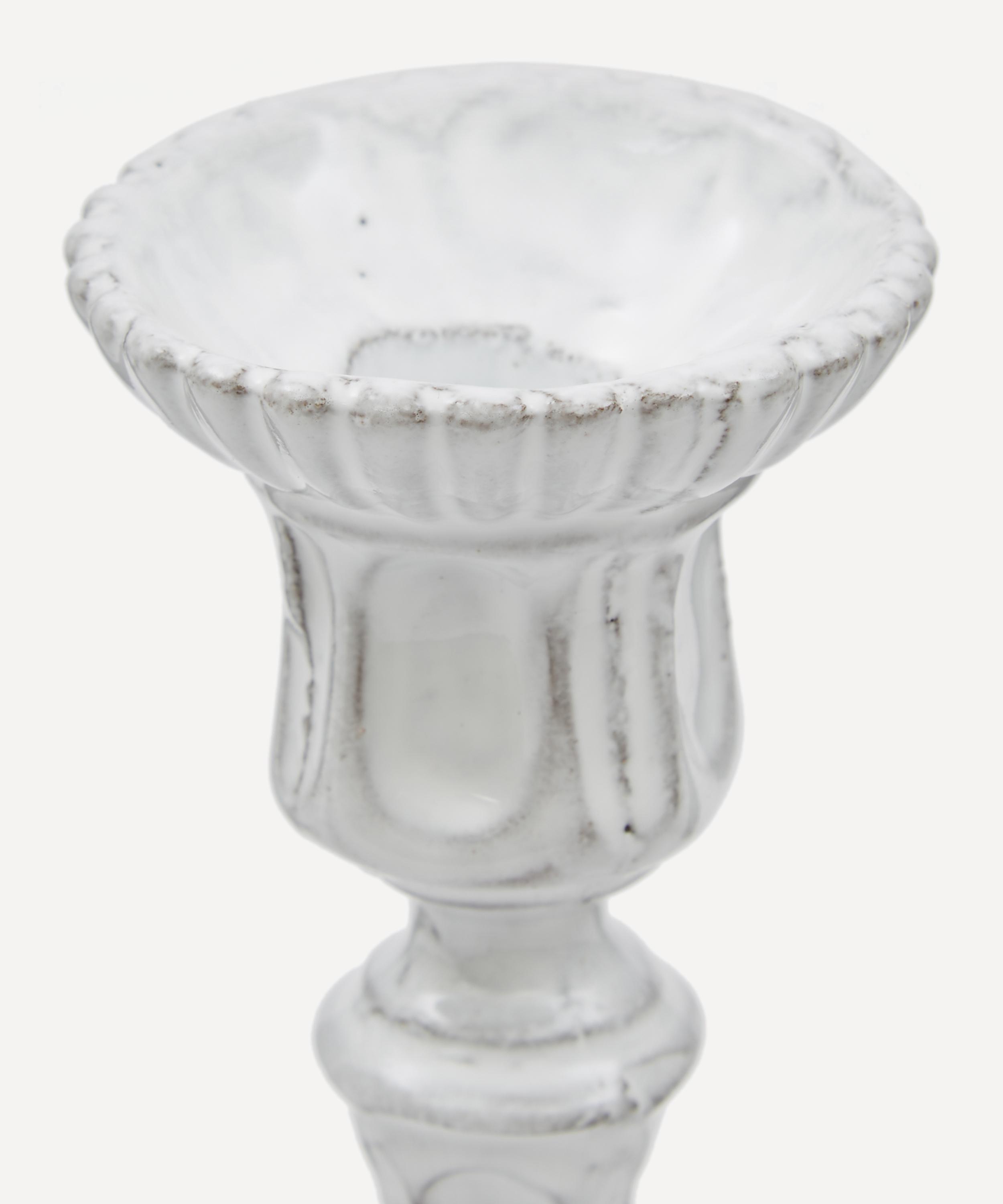 Astier De Villatte Gisele Candlestick In White