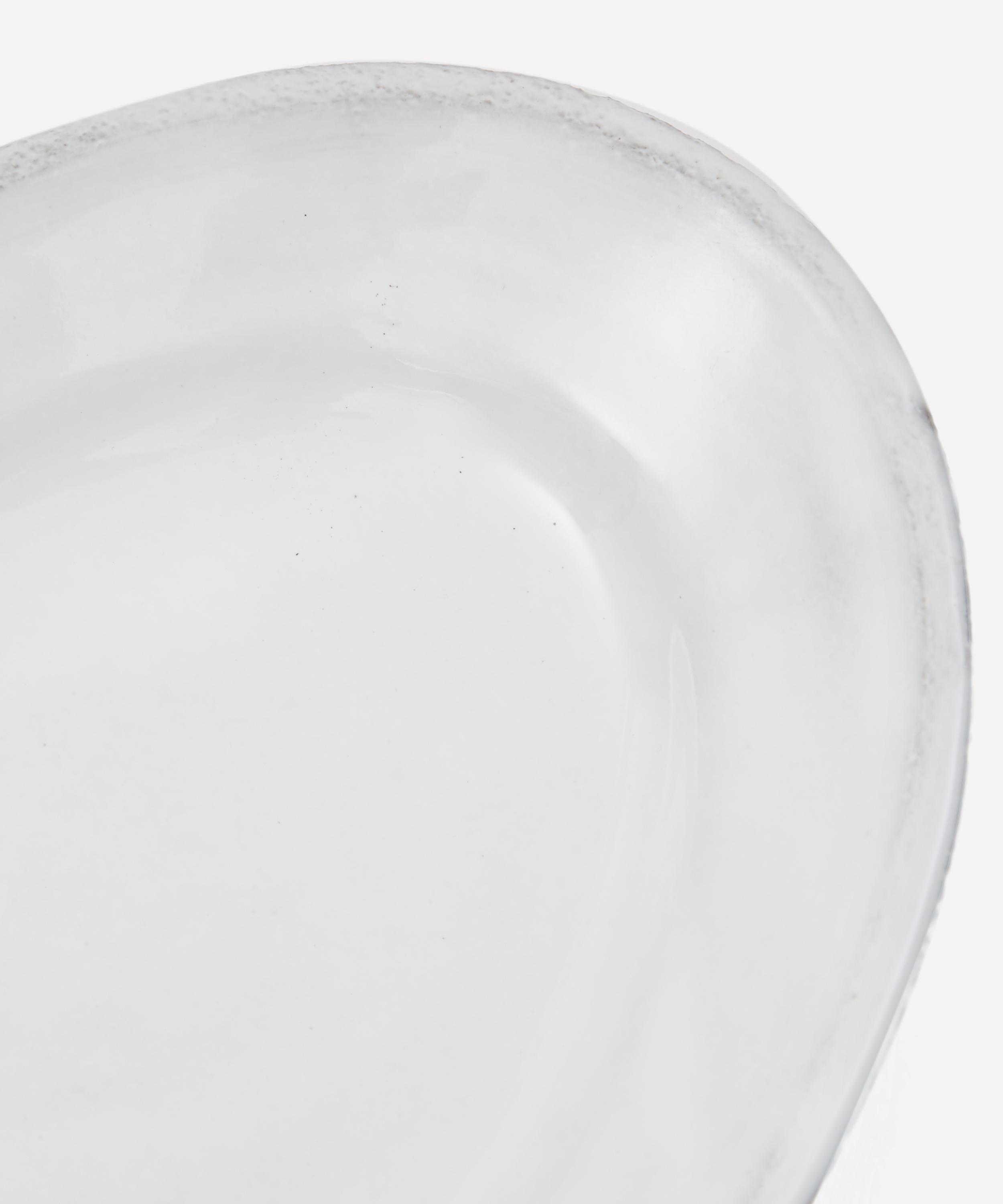 Astier De Villatte Sobre Micro Oval Platter In White