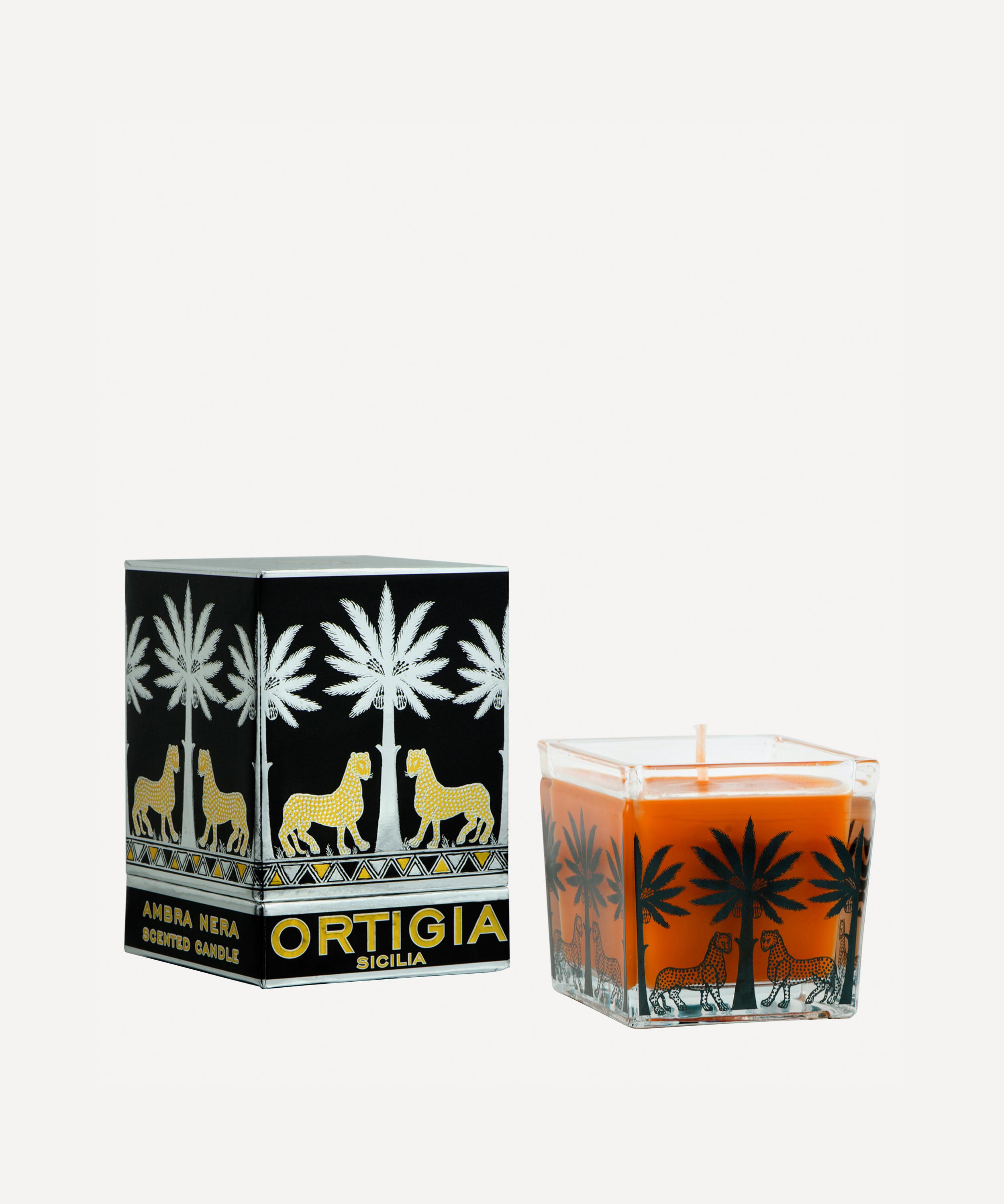 Ambra Nera Candle Square