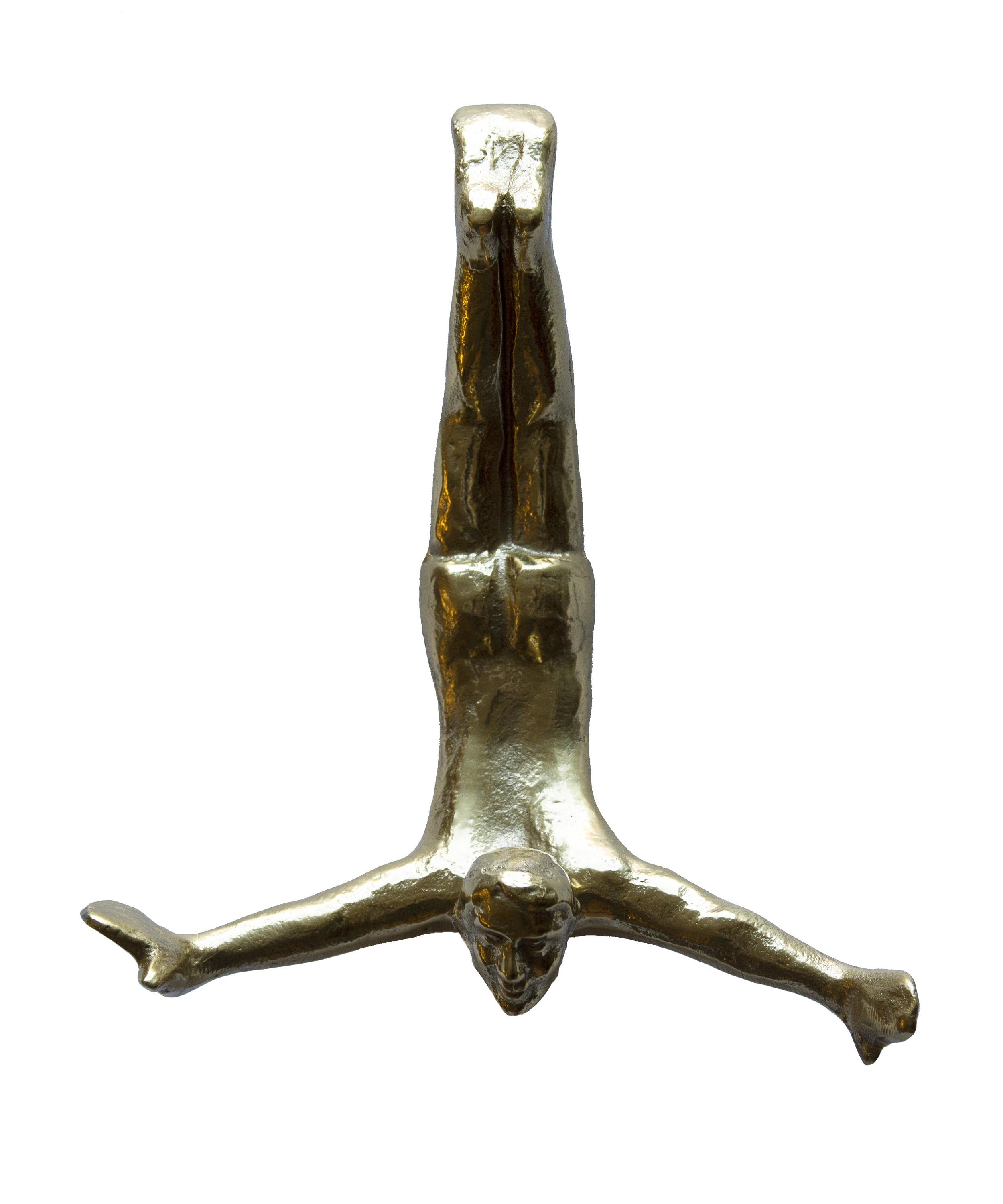 Brass Diving Man Wall Hook Liberty London